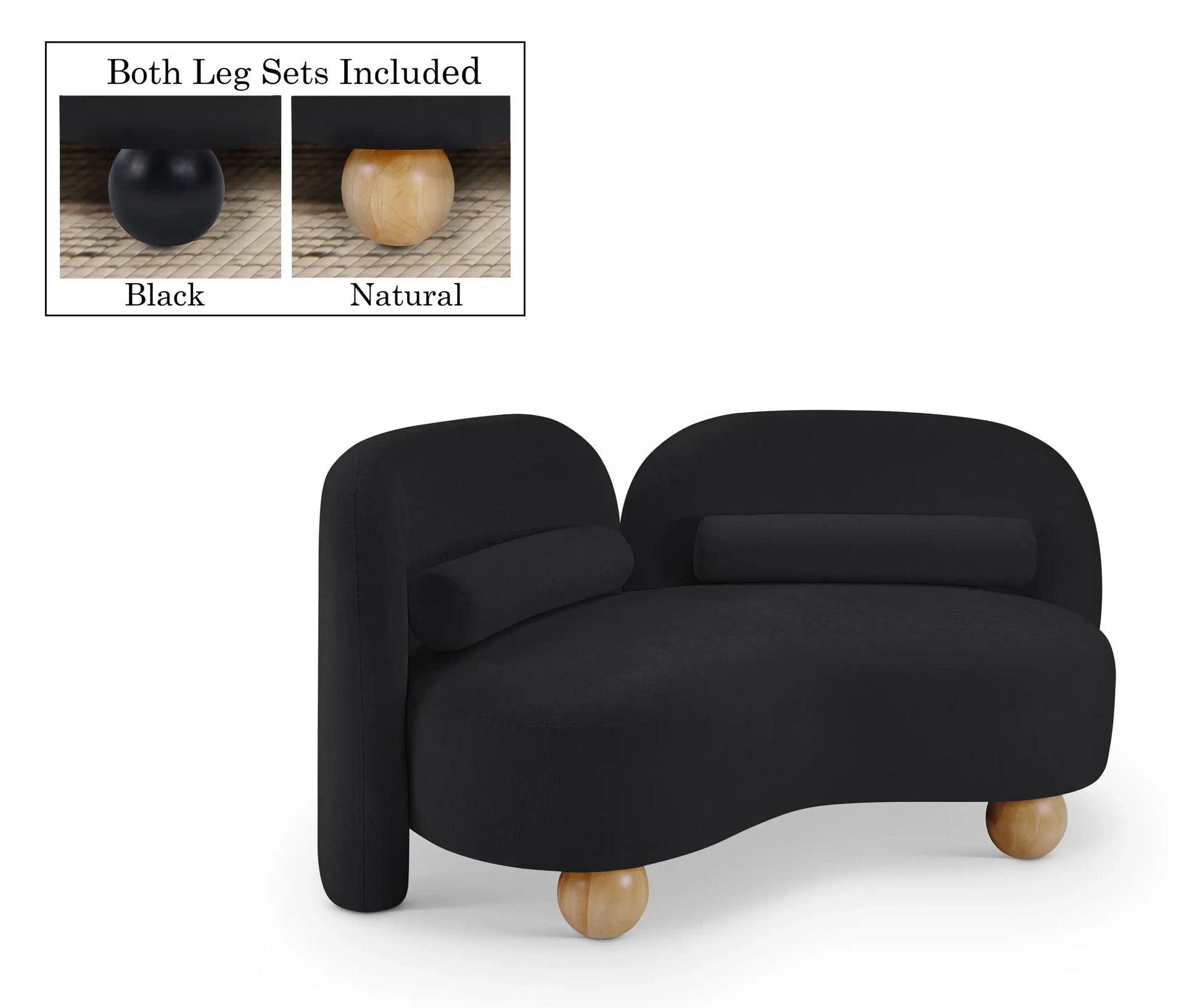 Daphne - Chenille Loveseat - Best Buy Furniture