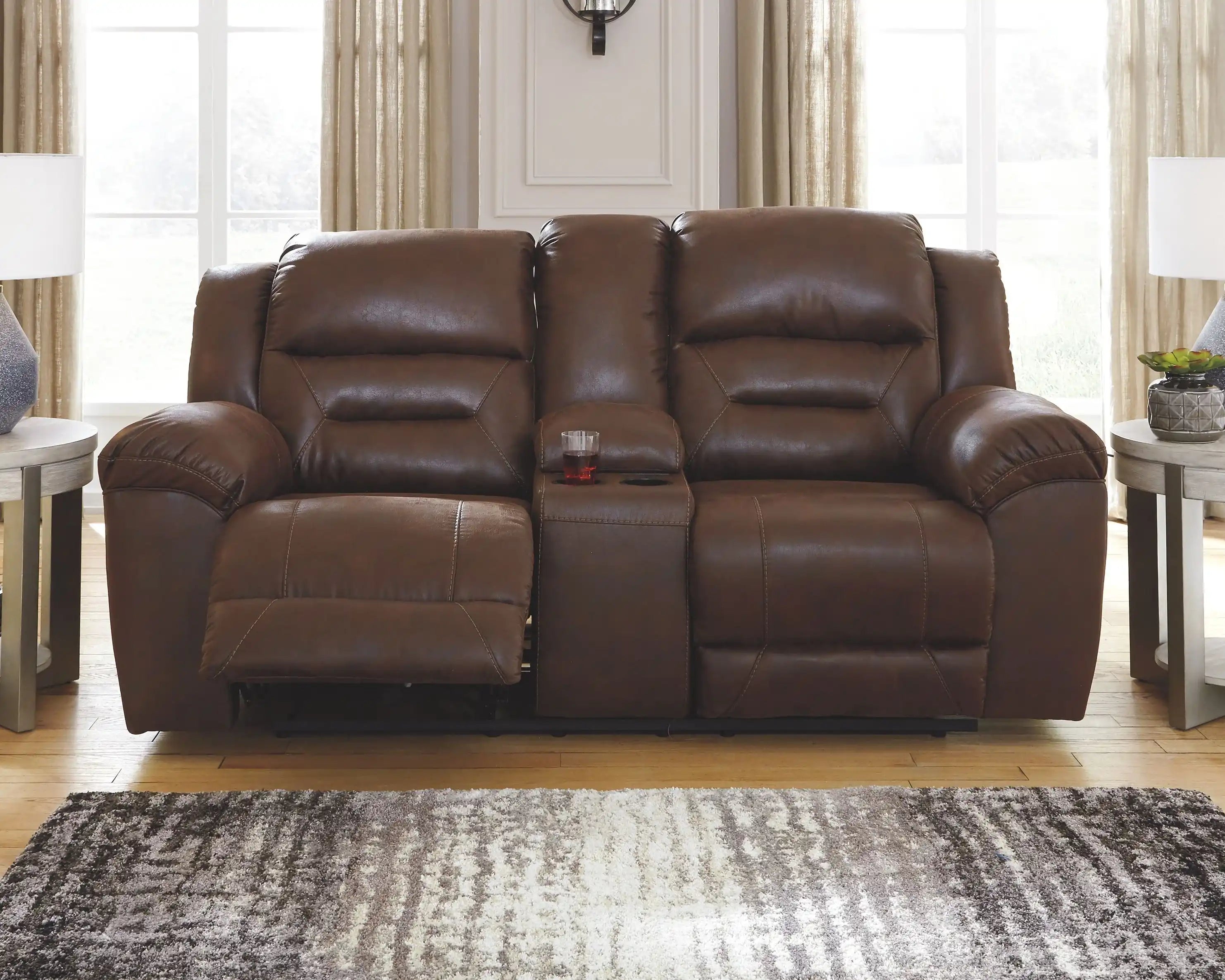 Stoneland - Power Reclining Loveseat - Best Buy Furniture