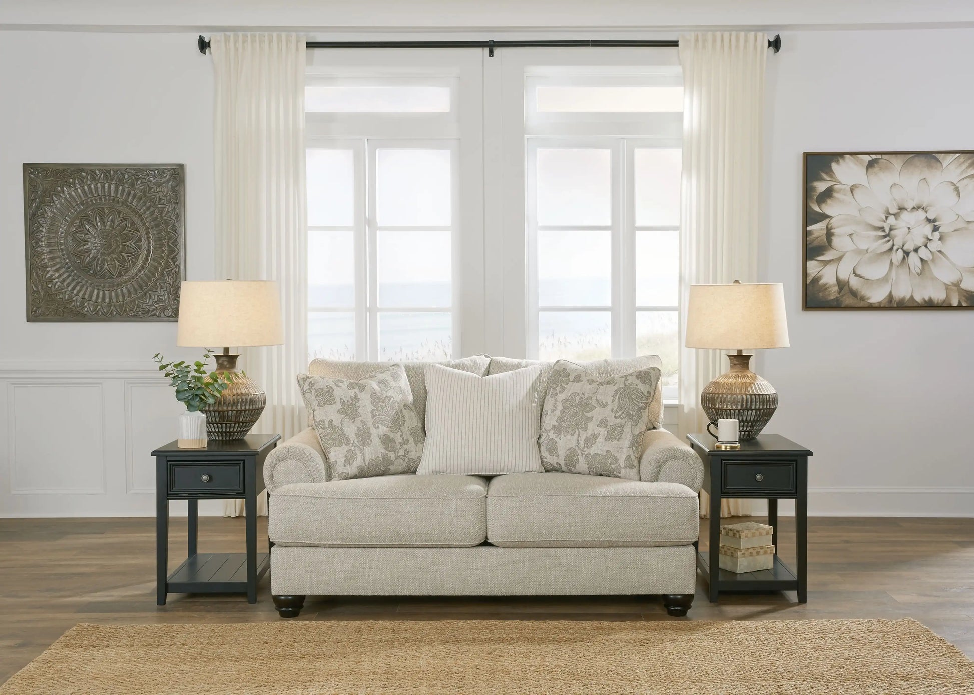 Asanti - Loveseat - Fog - Best Buy Furniture