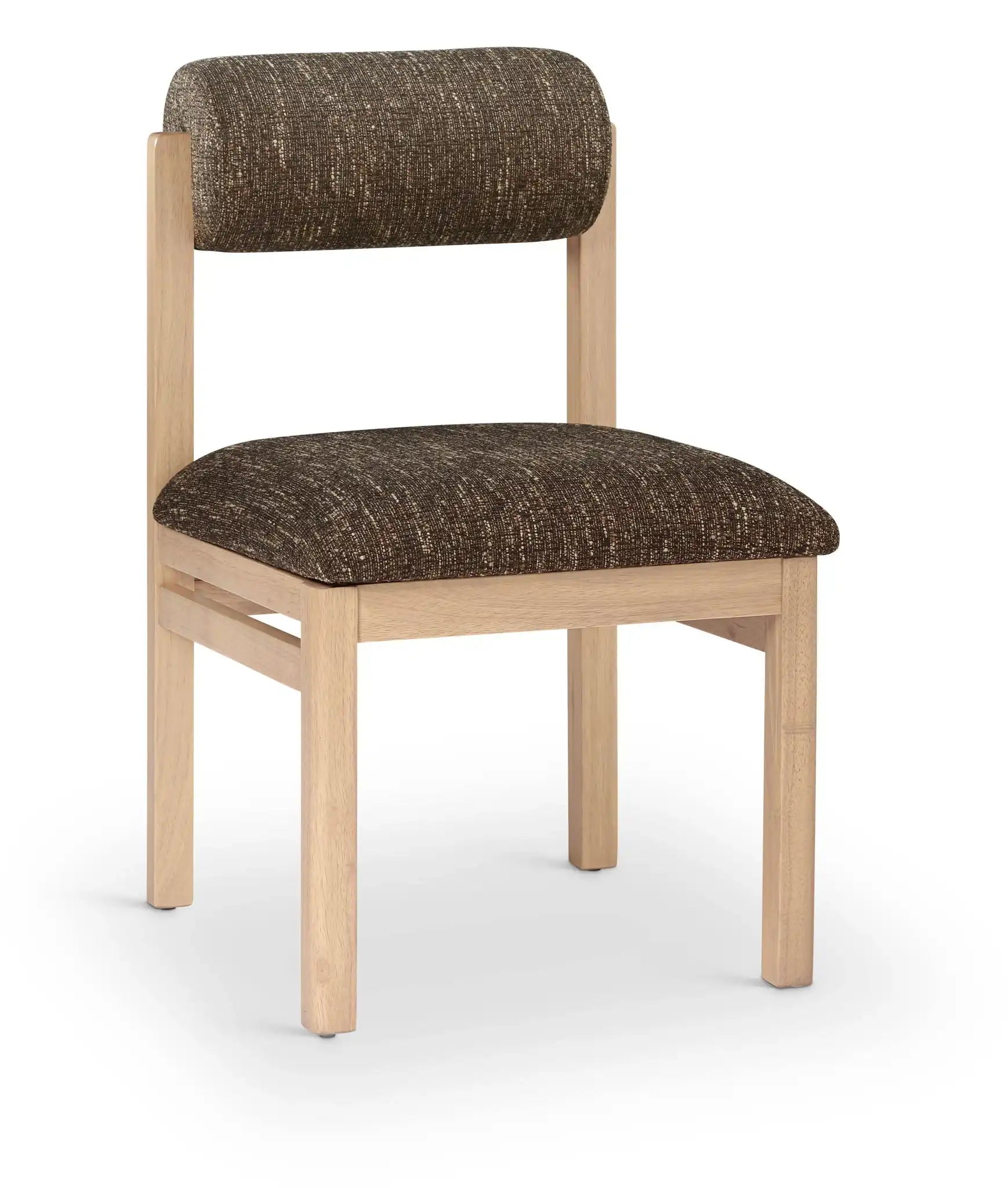 Roundhill - Fabric Dining Chair (Set of 2) - Natural Frame - Best Buy Furniture