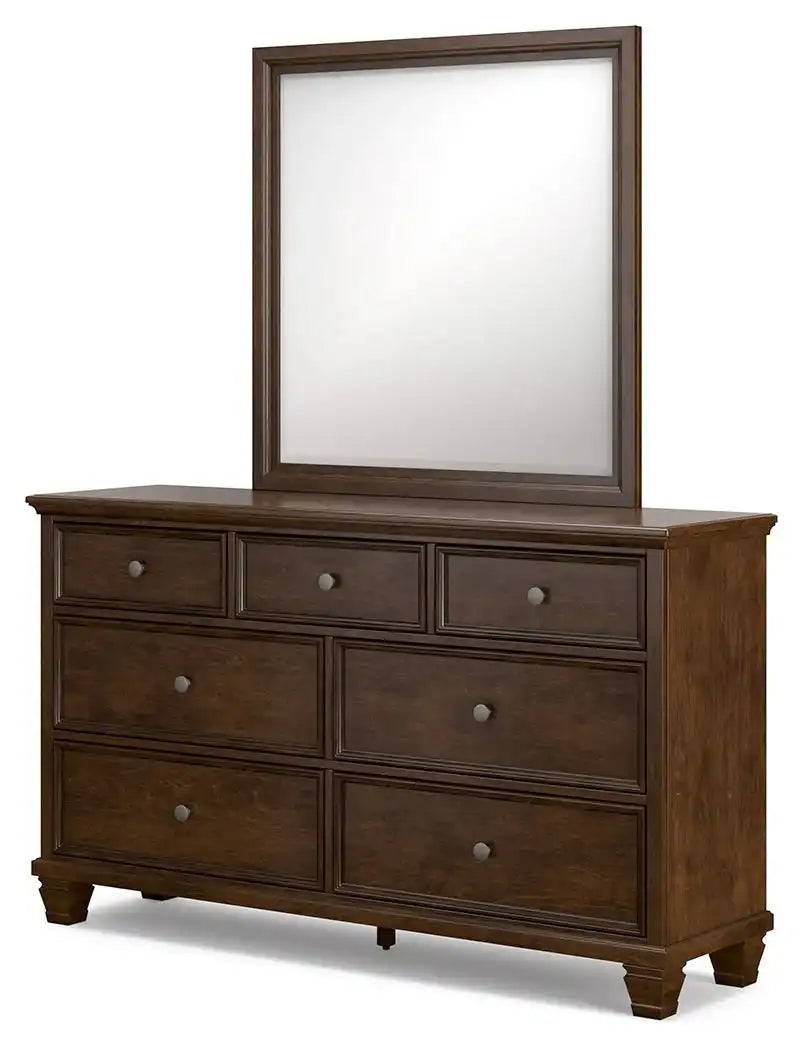 Danabrin - Dresser And Mirror - Brown - Best Buy Furniture