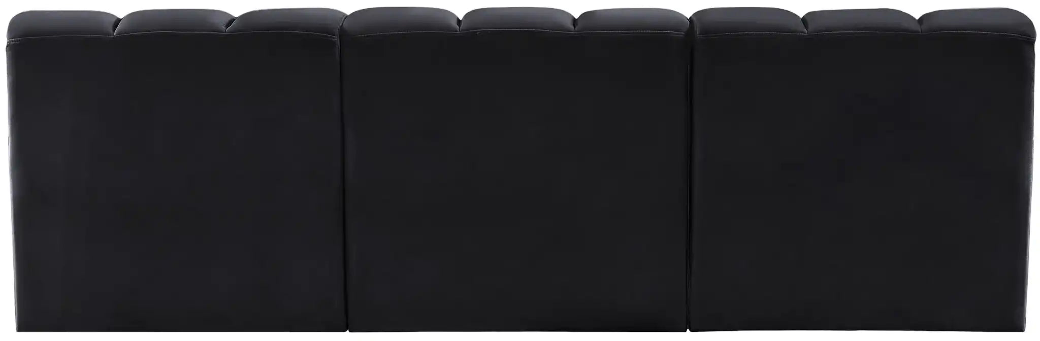 Arc - Velvet 3 Piece Modular Straight Sofa