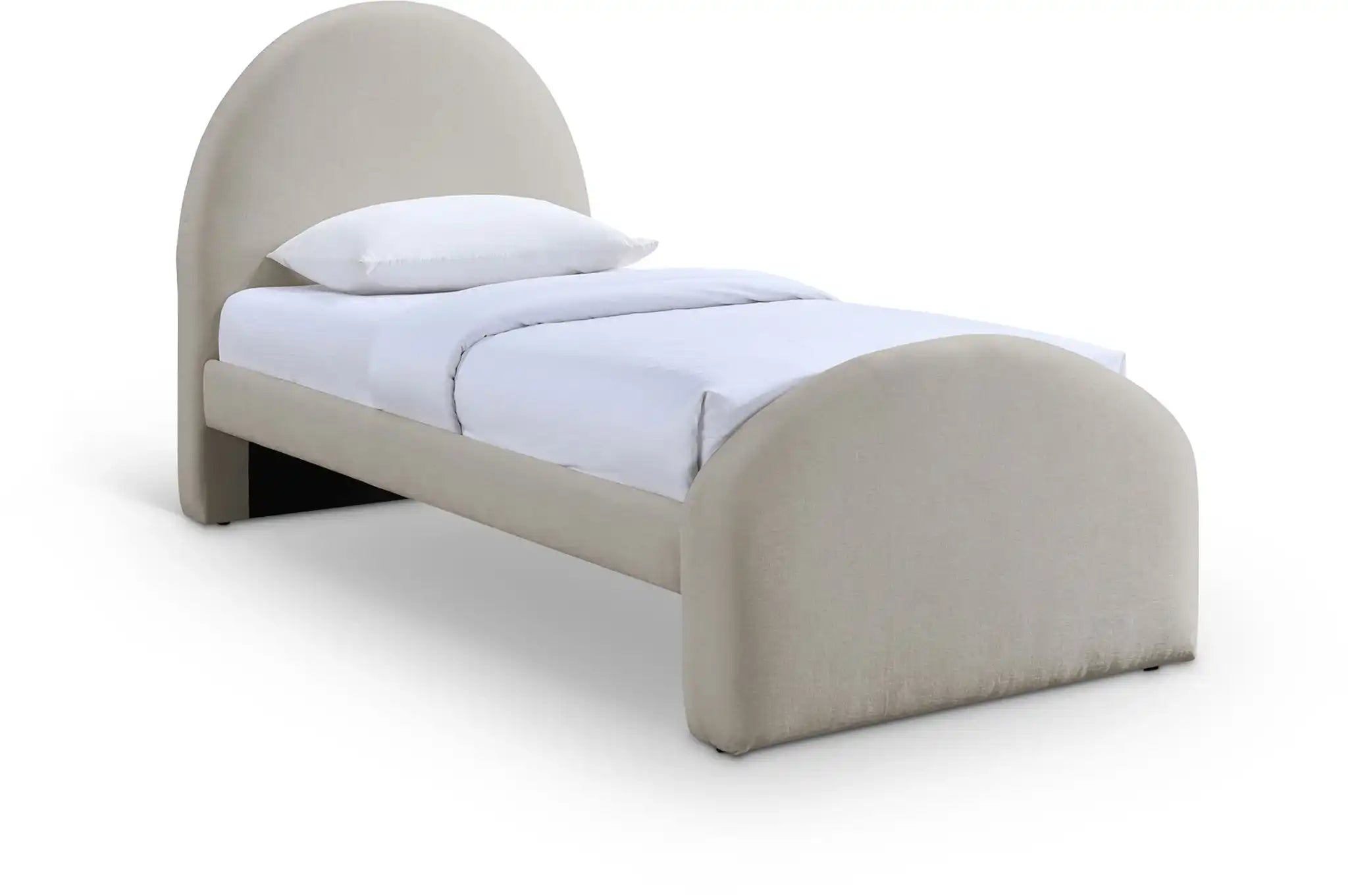 Andaz - Chenille Fabric Upholstered Bed - Best Buy Furniture