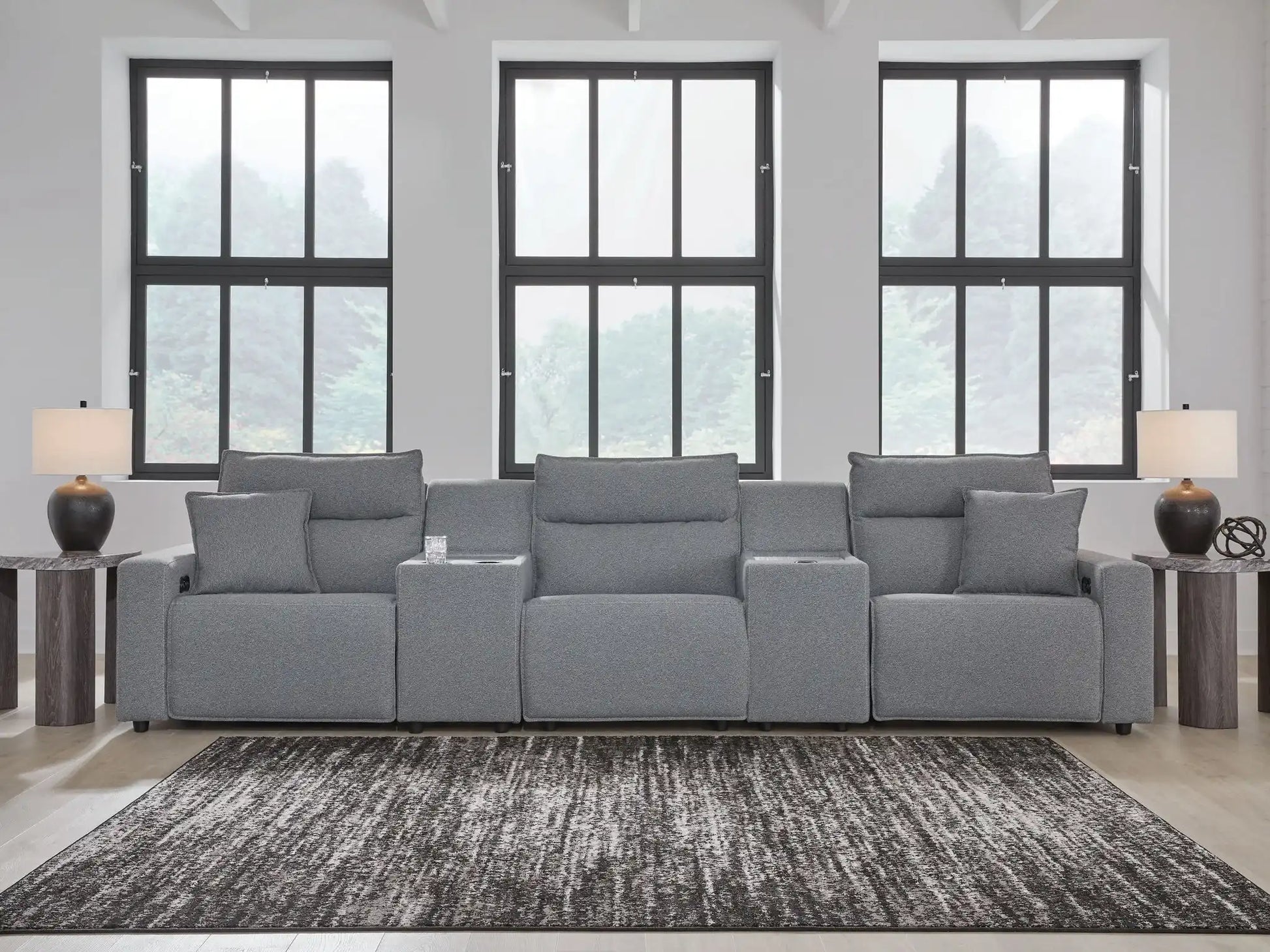 ModMax II - Salt And Pepper - Reclining Sectional - Best Buy Furniture