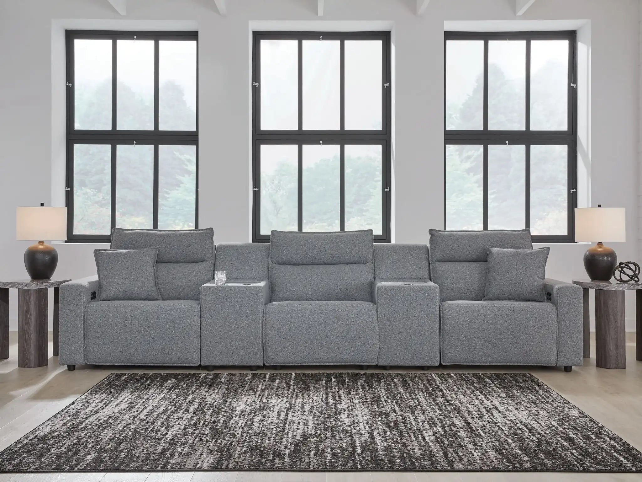 ModMax II - Salt And Pepper - Reclining Sectional - Best Buy Furniture