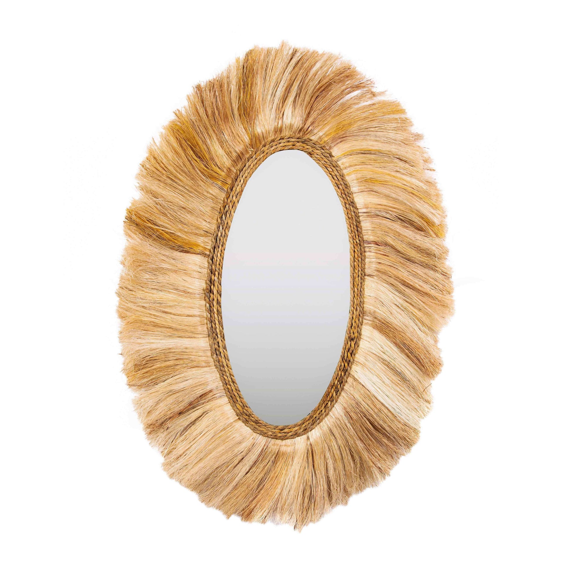 Tribal - Mirror - Beige - Best Buy Furniture
