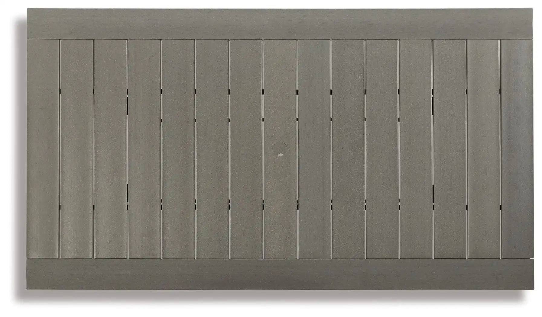 Visola - RECT Dining Table w/Umb OPT - Gray