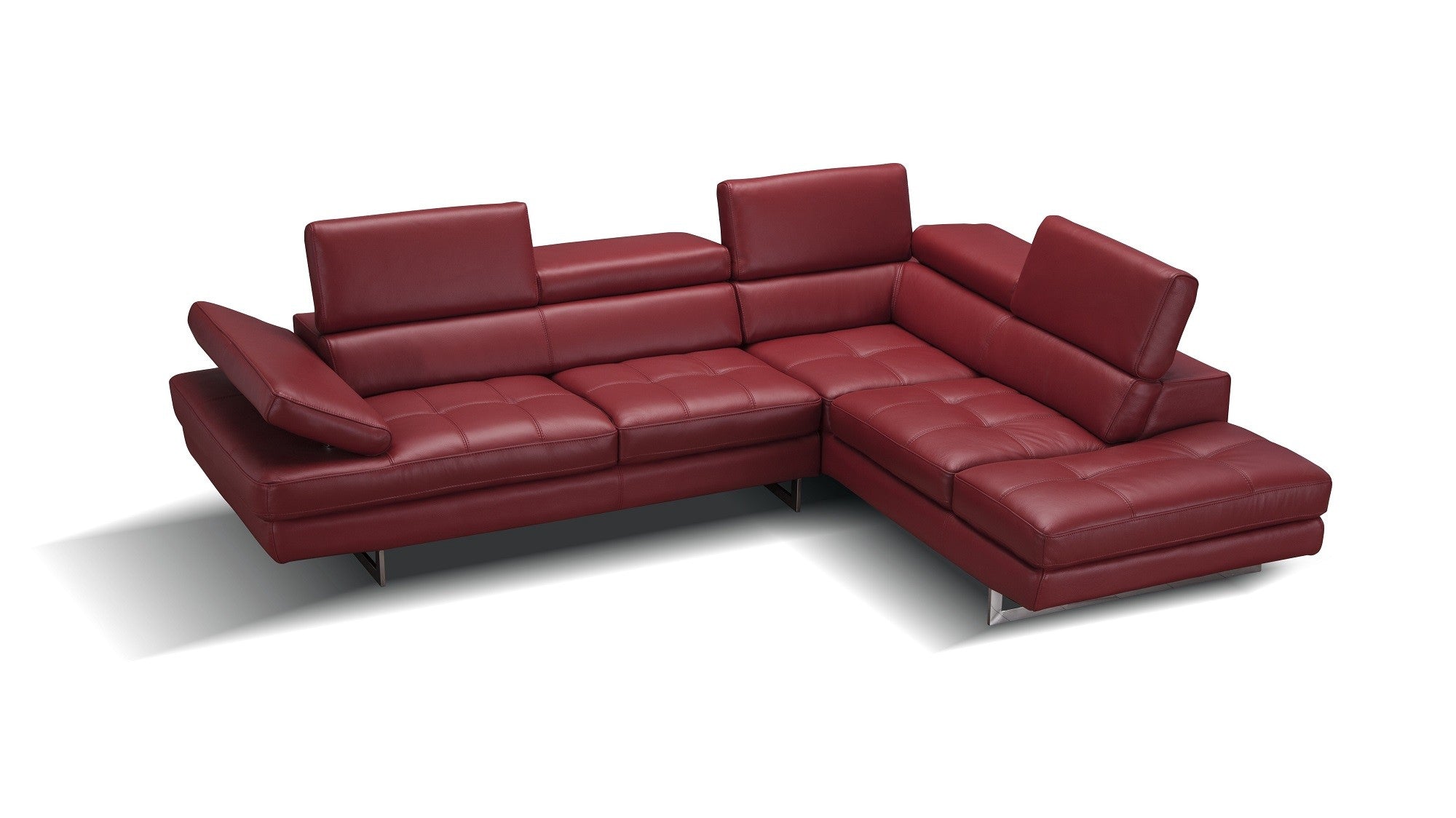 Avelino Modern Italian Leather Sectional J&M- A761