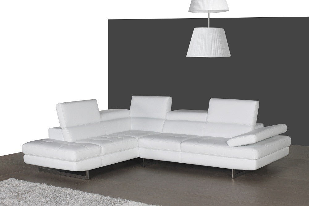 Avelino Modern Italian Leather Sectional J&M- A761