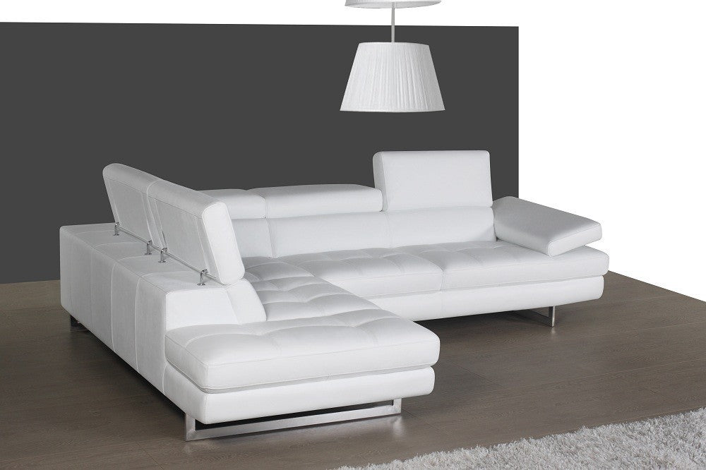 Avelino Modern Italian Leather Sectional J&M- A761