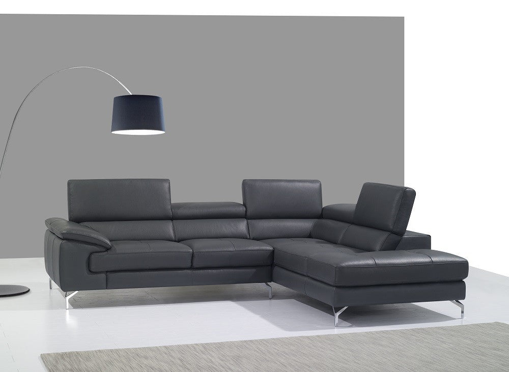 Arya Premium Leather Sectional J&M- A973