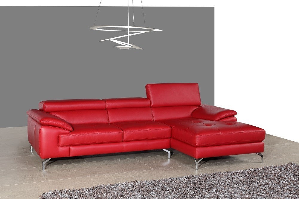 Lucente Premium Leather Sectional J&M- A973b