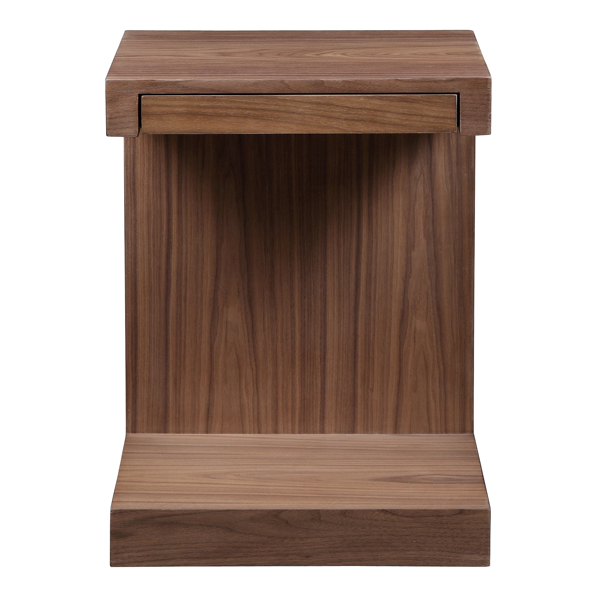 Zio Side Accent Table Walnut Brown - Moes Home