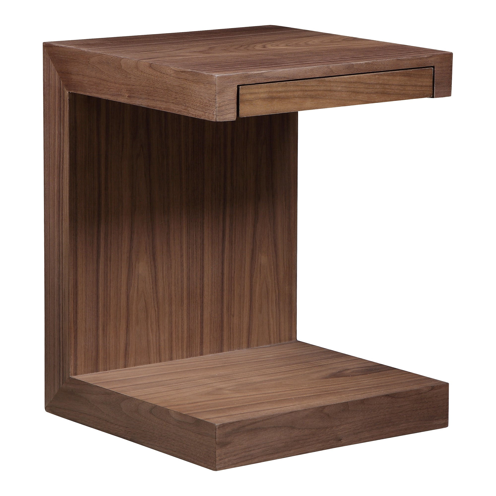 Zio Side Accent Table Walnut Brown - Moes Home