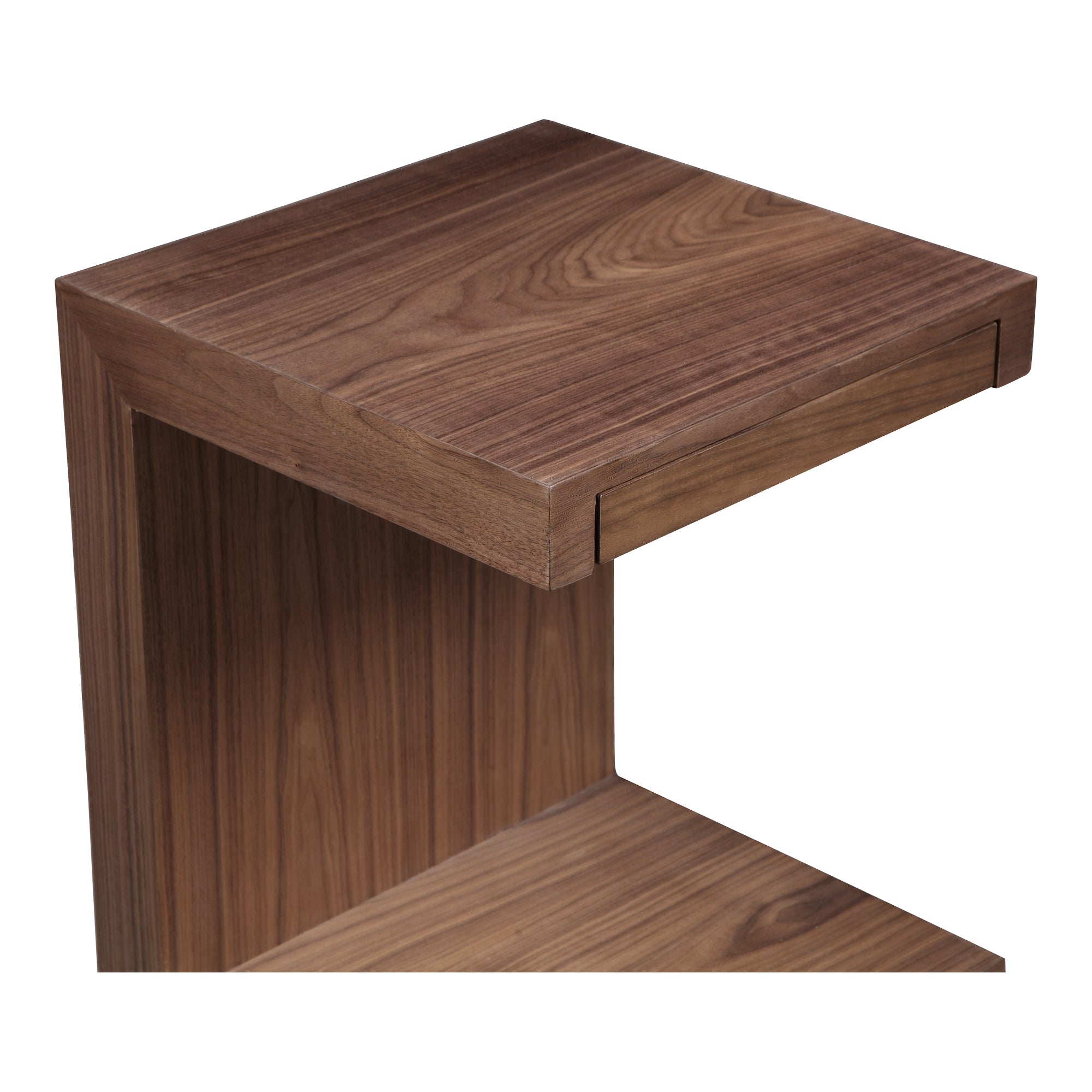 Zio Side Accent Table Walnut Brown - Moes Home