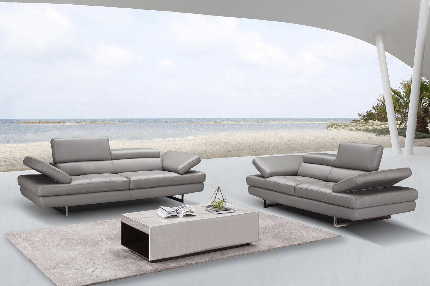 Aurora Premium Leather Sofa J&M