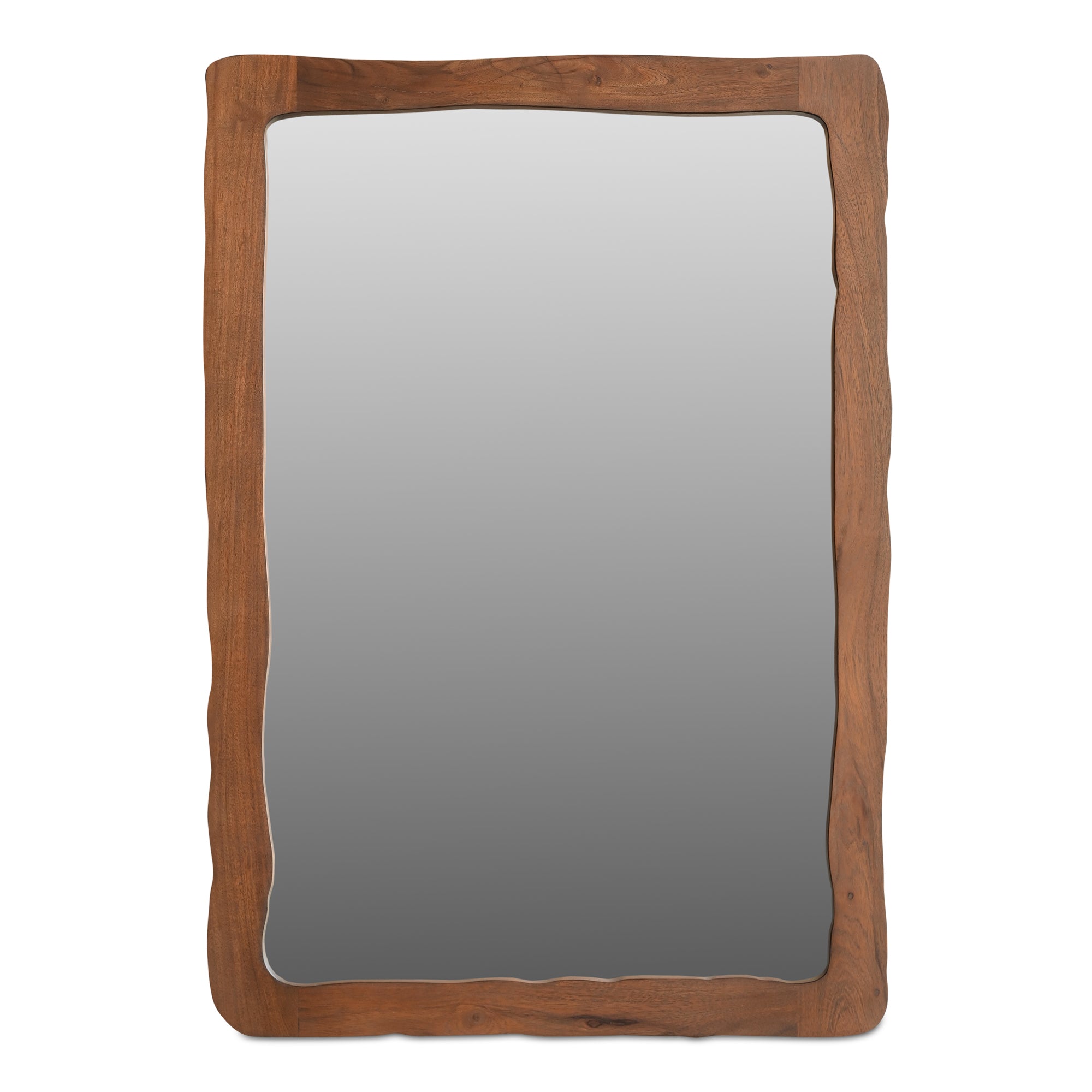 Ellis Small Mirror Brown - Moes Home