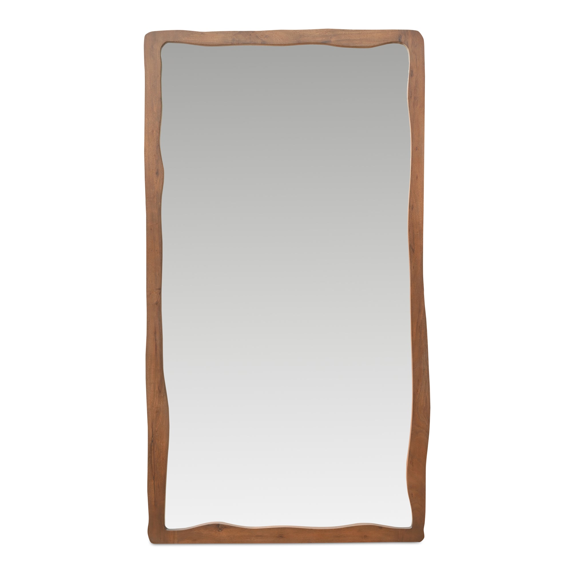 Ellis Large Mirror Brown - Moes Home