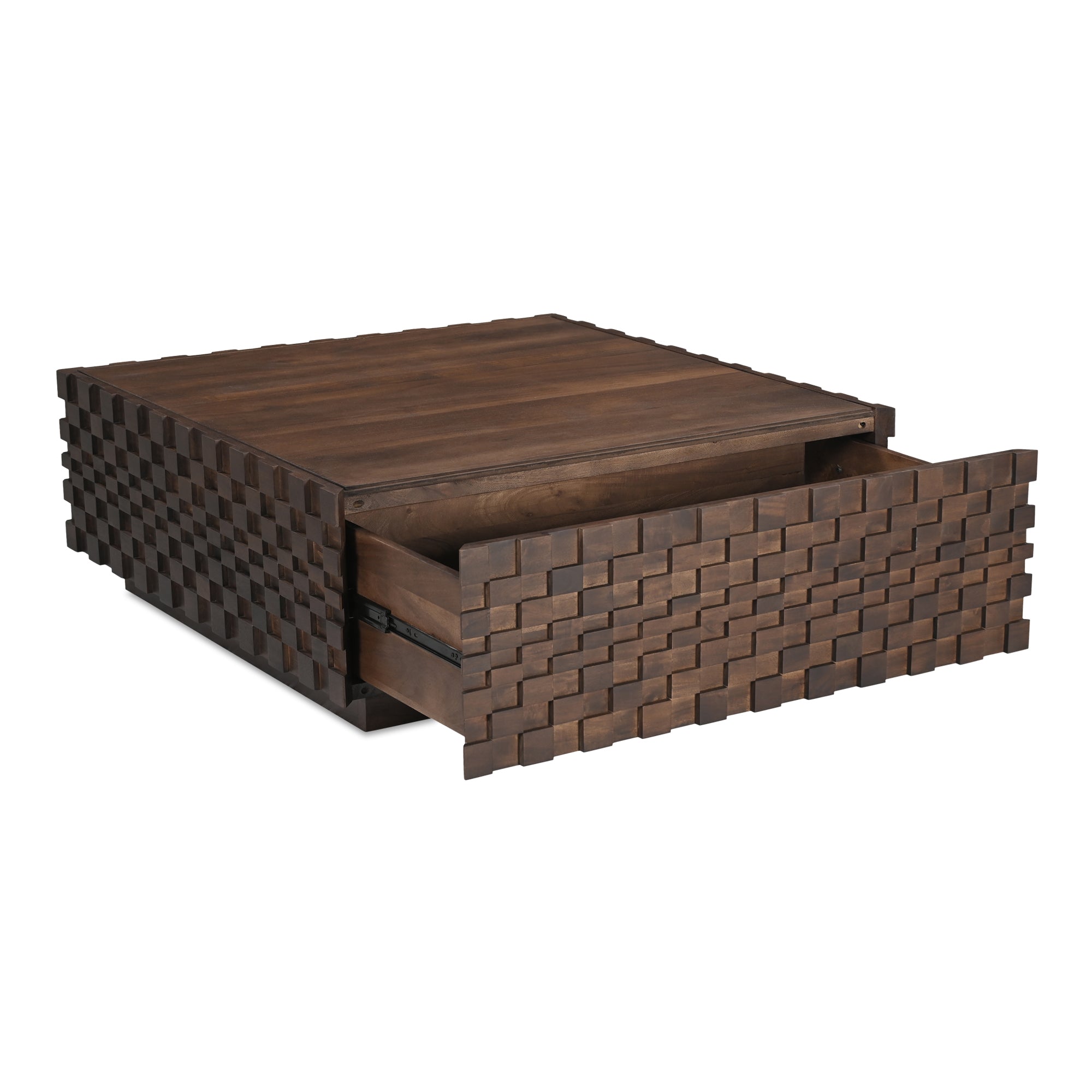 Easton Storage Coffee Table Brown - Moes Home