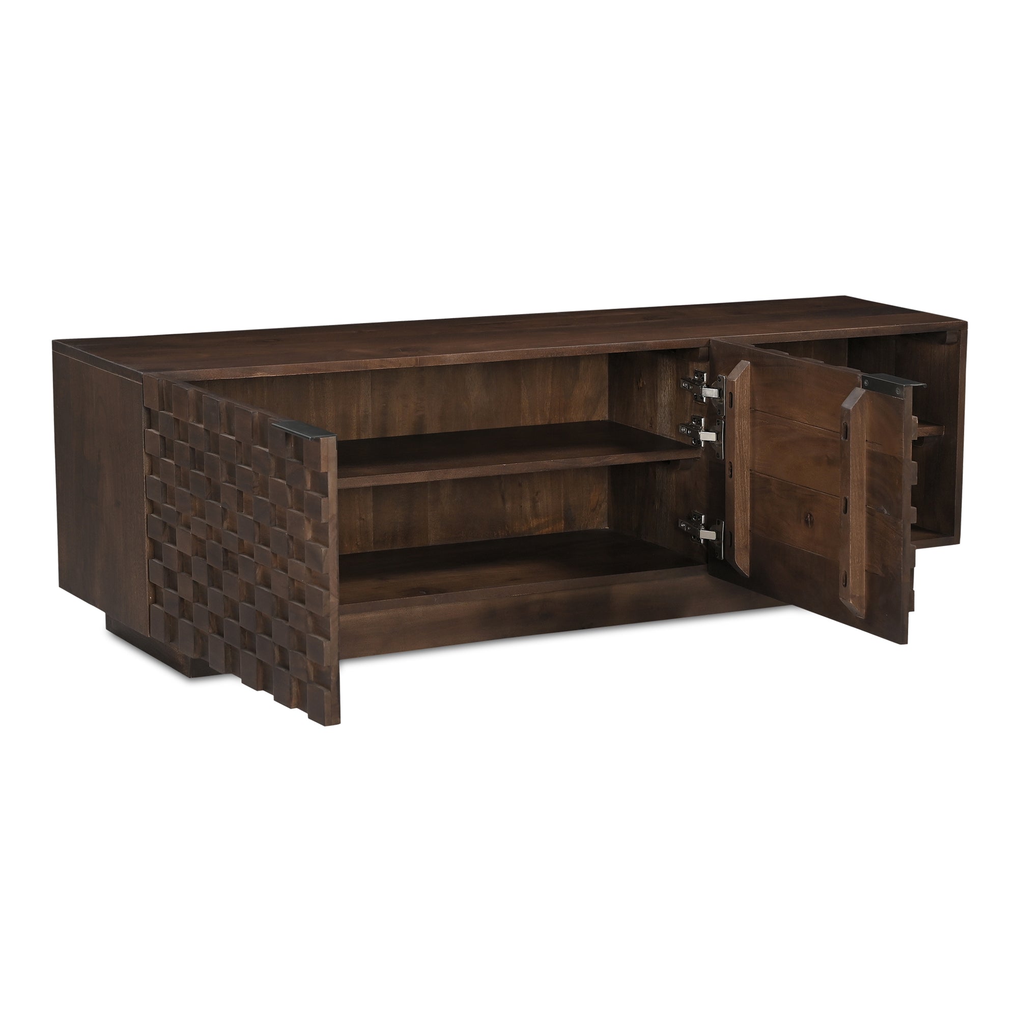 Easton Media Cabinet Brown - Moes Home