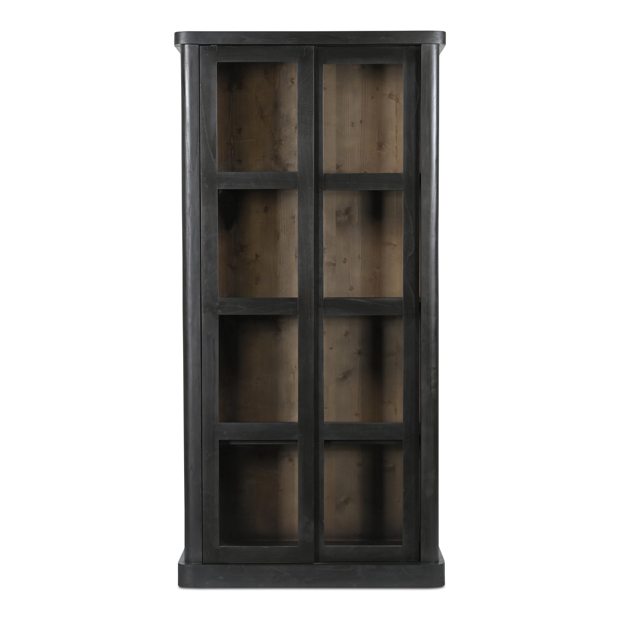Mona Tall Cabinet Black - Moes Home