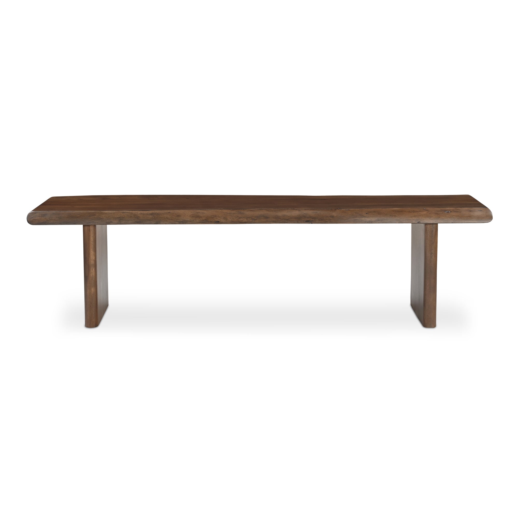 Lila Dining Bench Large Brown - Moes Home