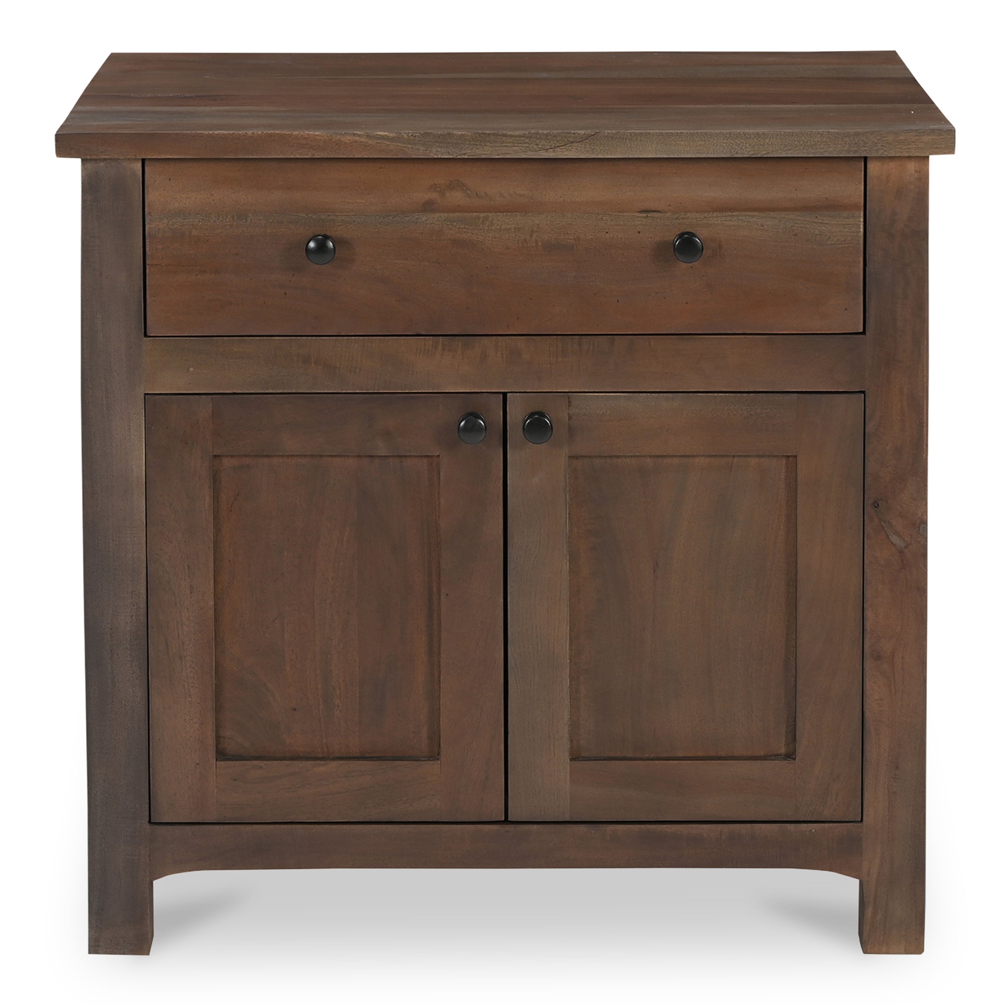 Gene Charging Nightstand Dark Brown - Moes Home