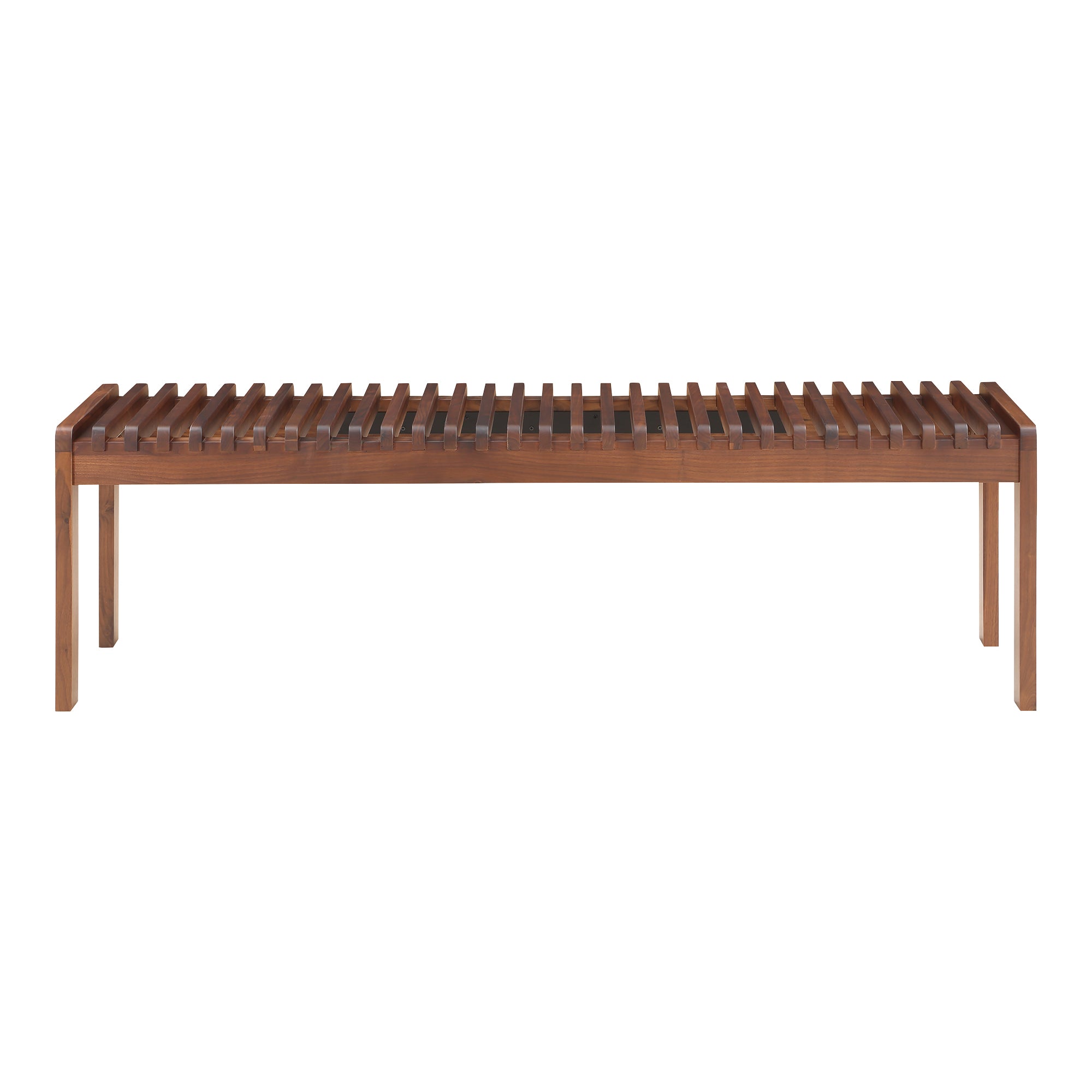 Rohe Bench Walnut Brown - Moes Home