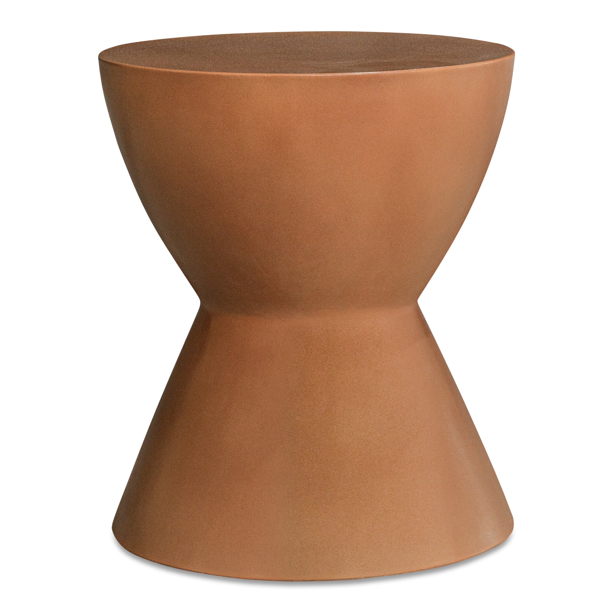 Hourglass Outdoor Stool Black