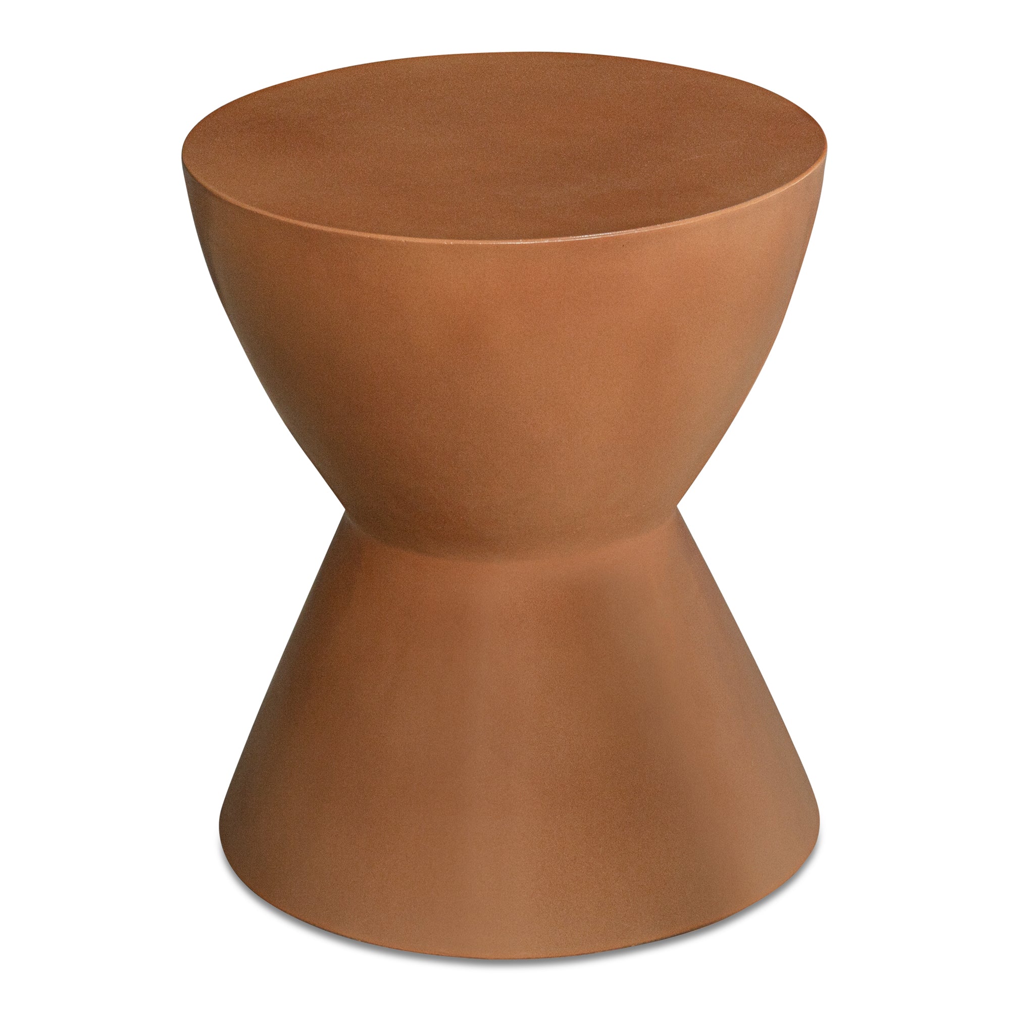 Hourglass Outdoor Stool Black
