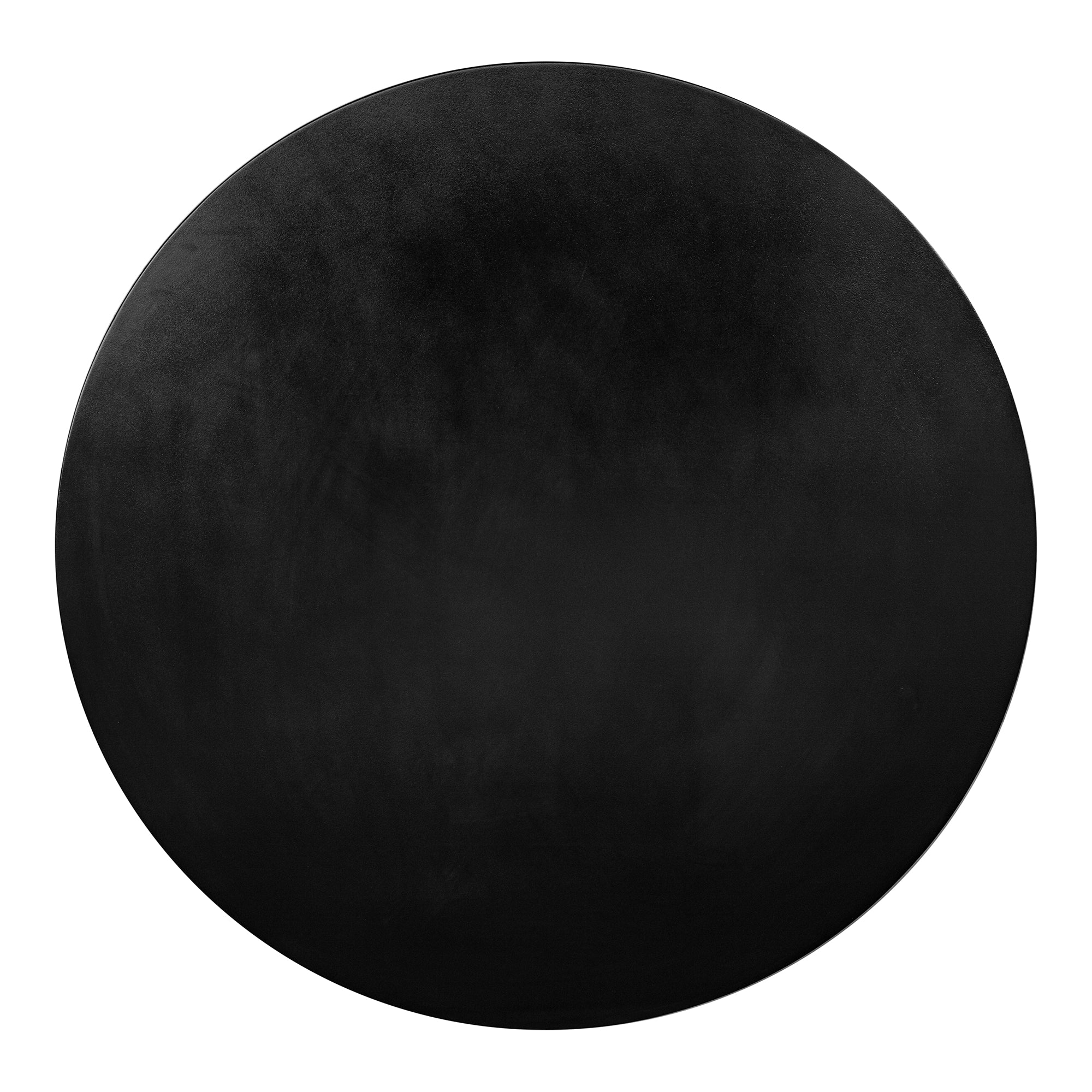 Jedrik Round Outdoor Dining Table Black - Moes Home