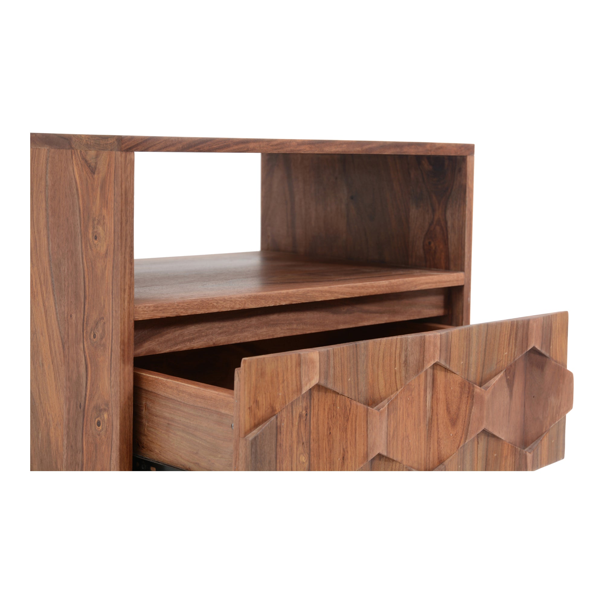 O2 Nightstand Natural - Moes Home