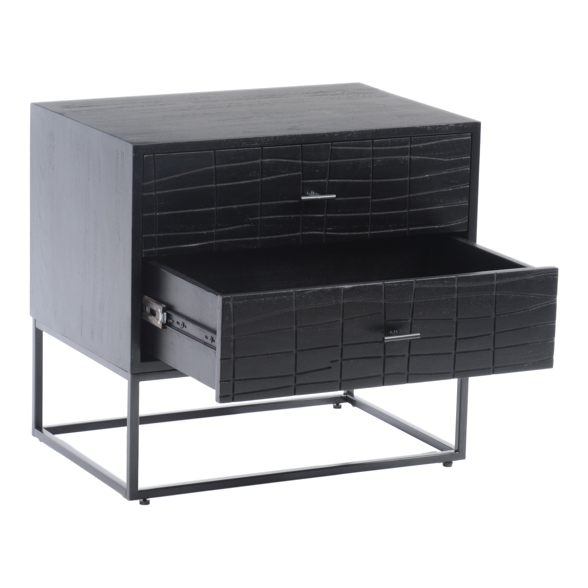 Atelier Nighstand Black - Moes Home