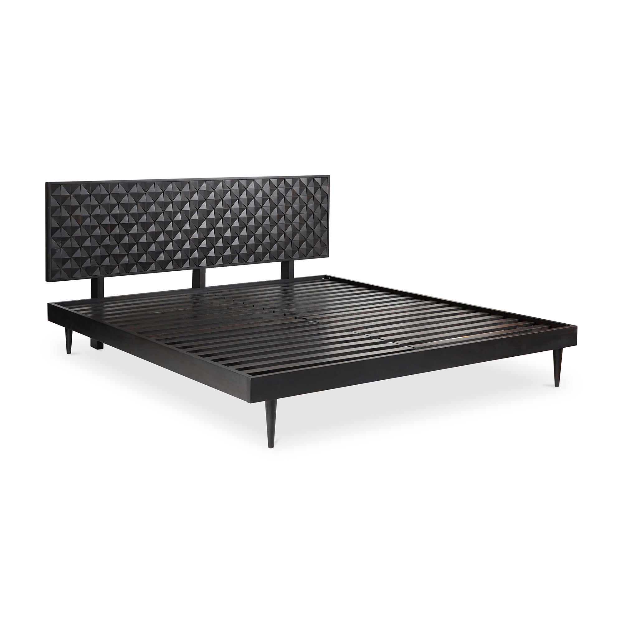 Pablo Queen Bed Black - Moes Home
