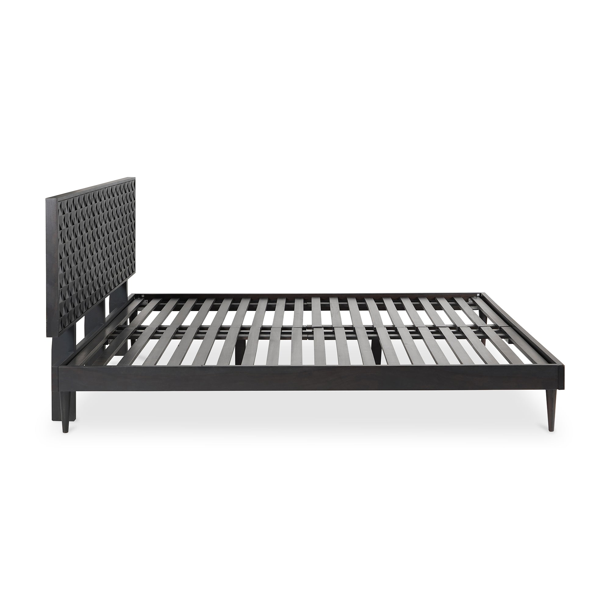Pablo Queen Bed Black - Moes Home