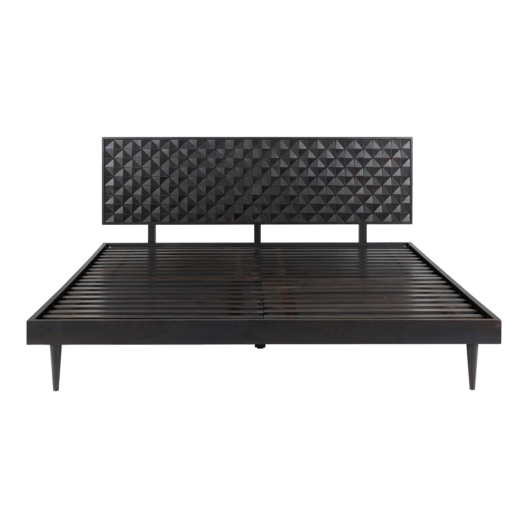 Pablo King Bed Black - Moes Home