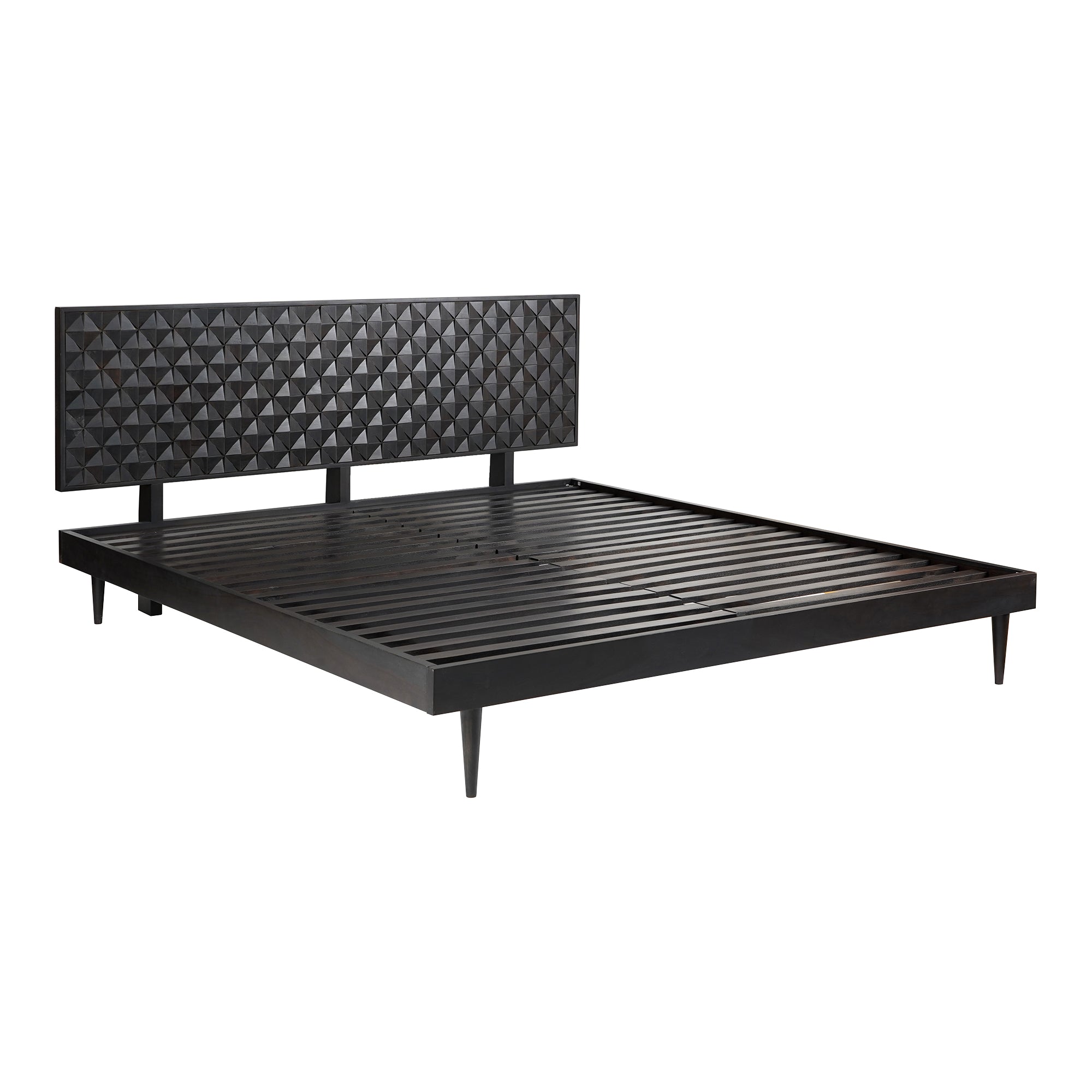 Pablo King Bed Black - Moes Home