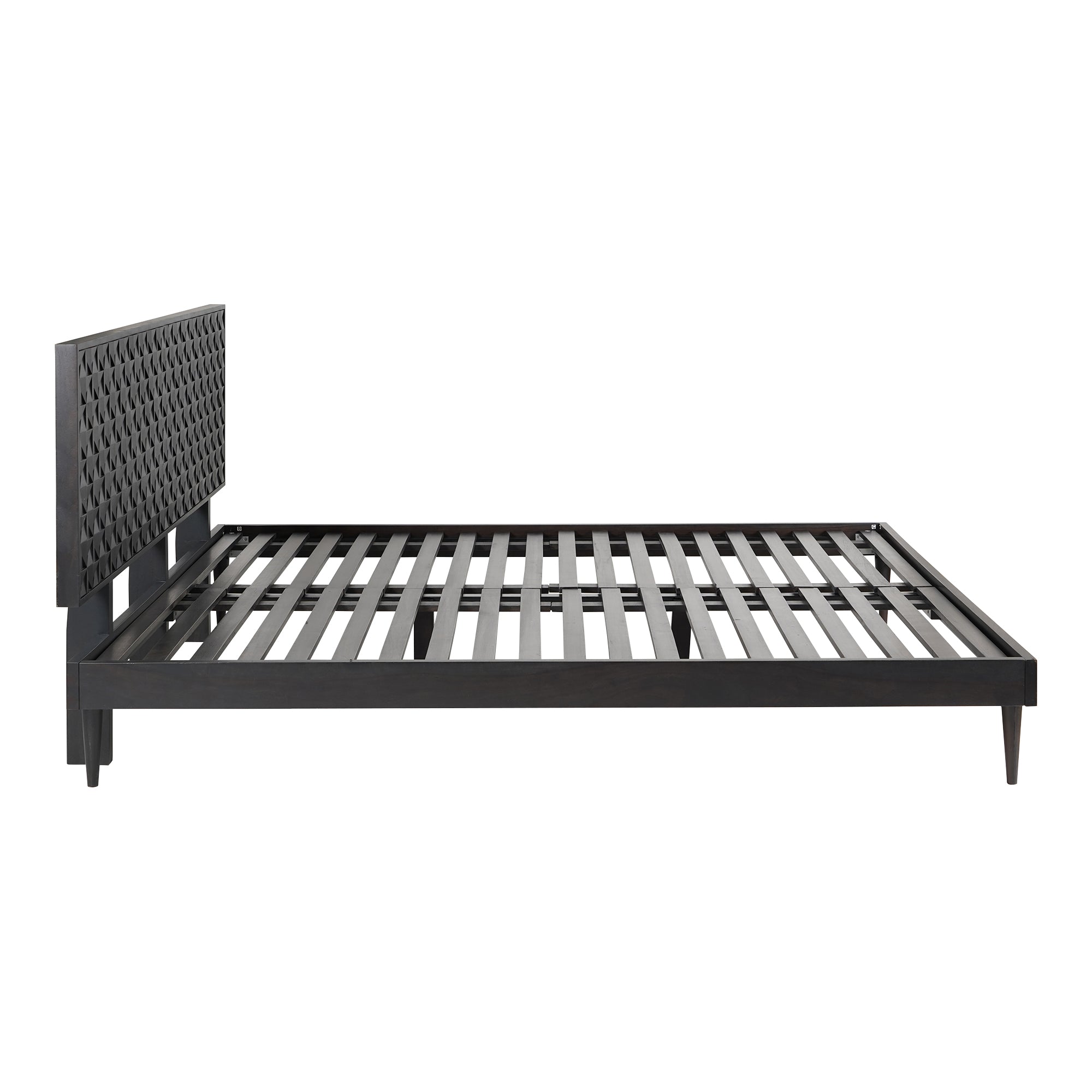 Pablo King Bed Black - Moes Home