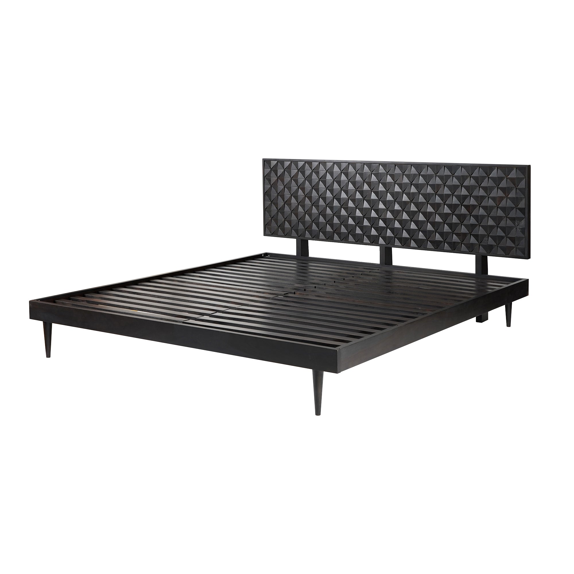 Pablo King Bed Black - Moes Home