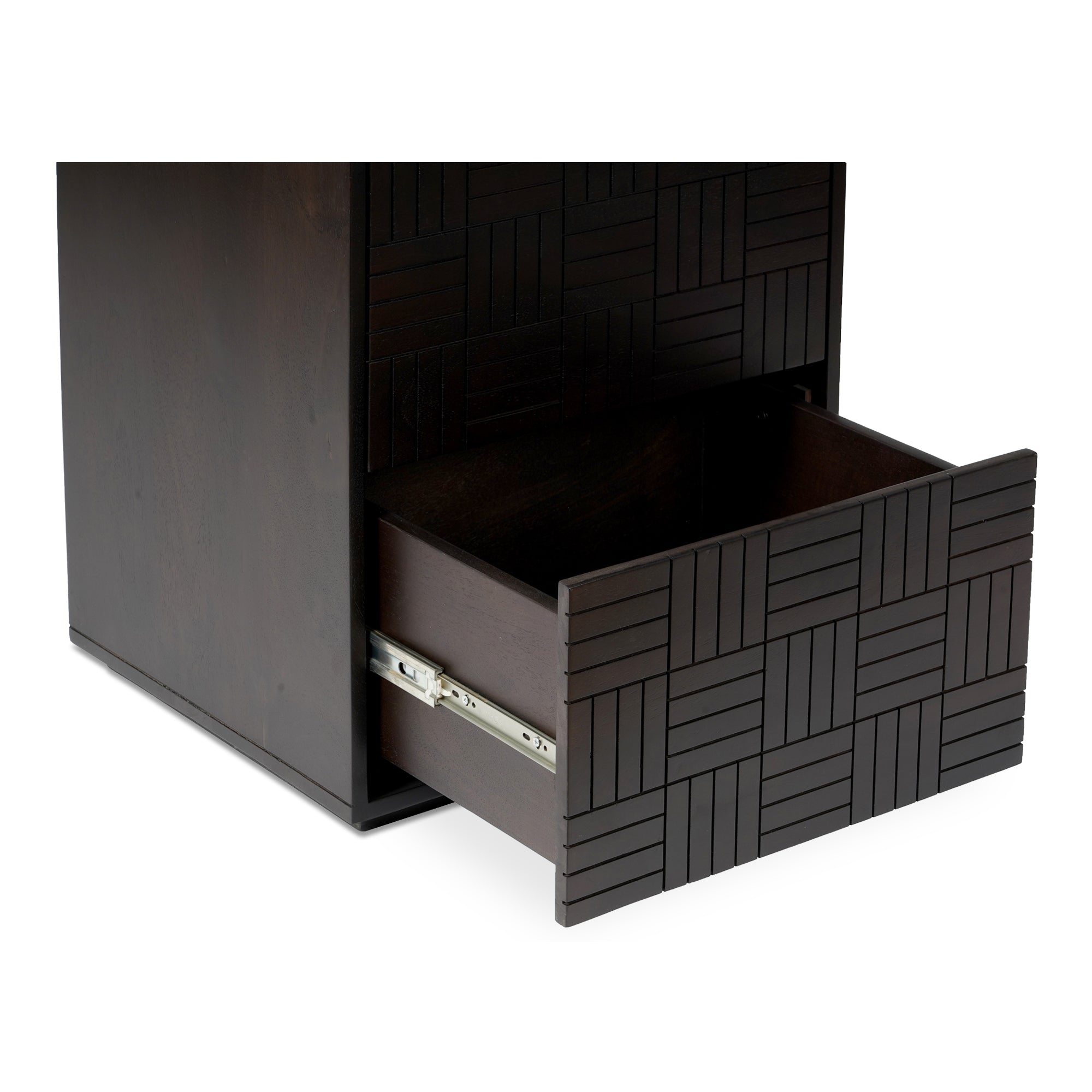 Denman Nightstand Dark Brown - Moes Home