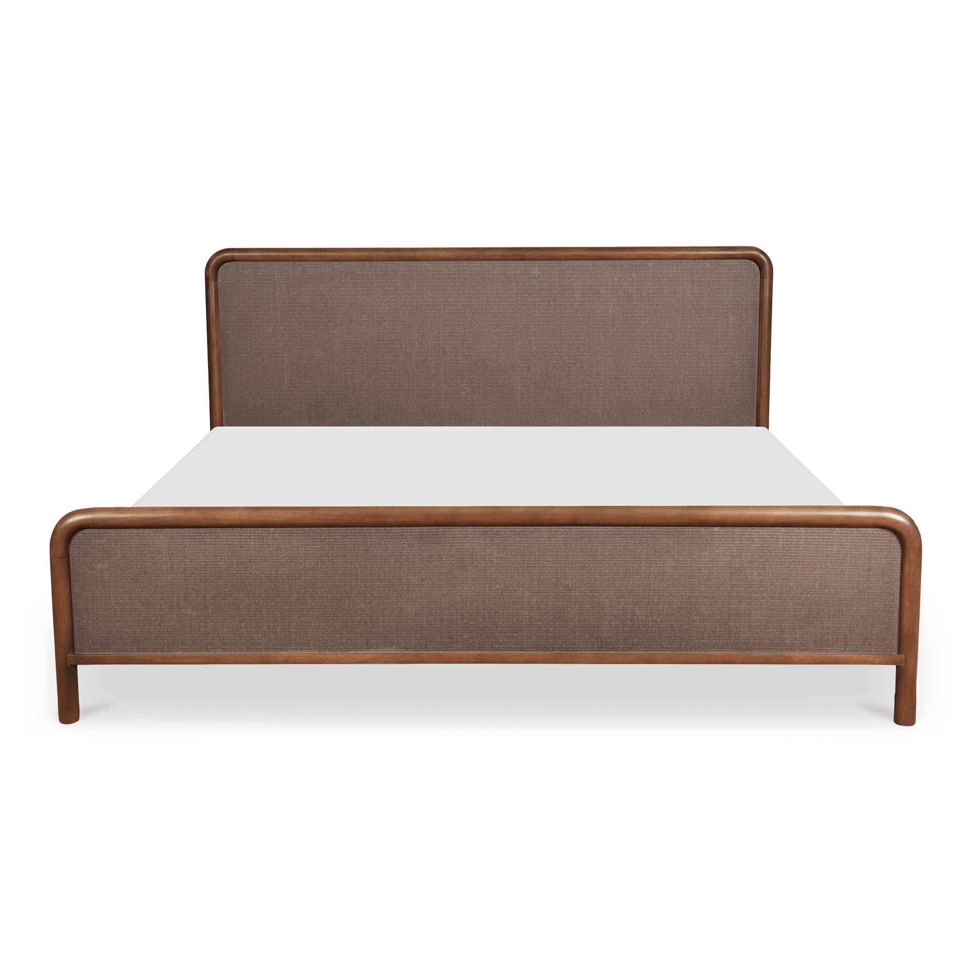 Rye Queen Bed Warm Brown - Moes Home