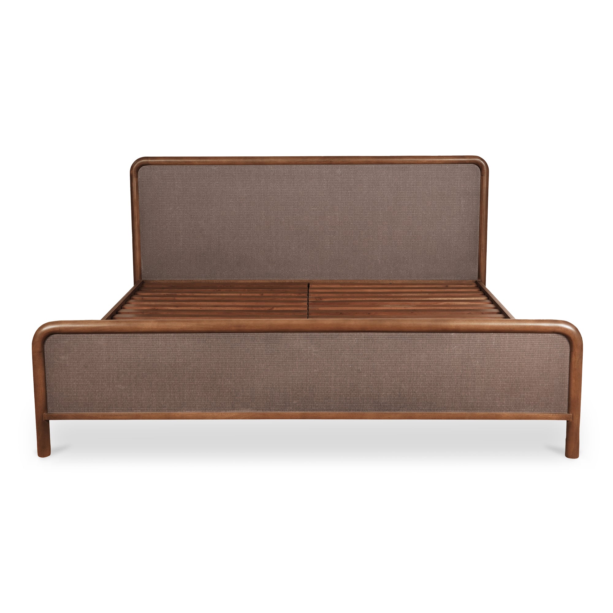 Rye King Bed Warm Brown - Moes Home