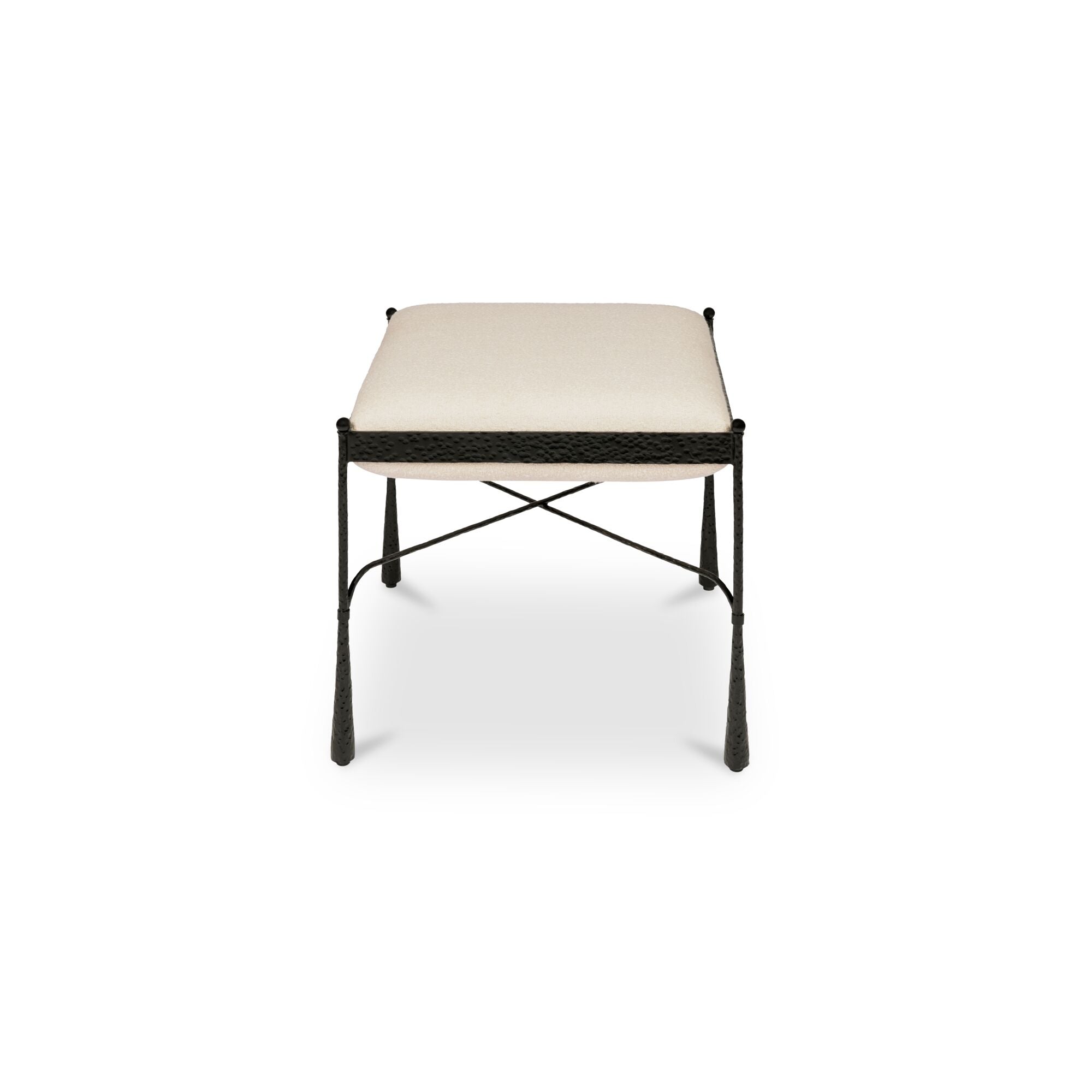 Agne Stool Cream - Moes Home