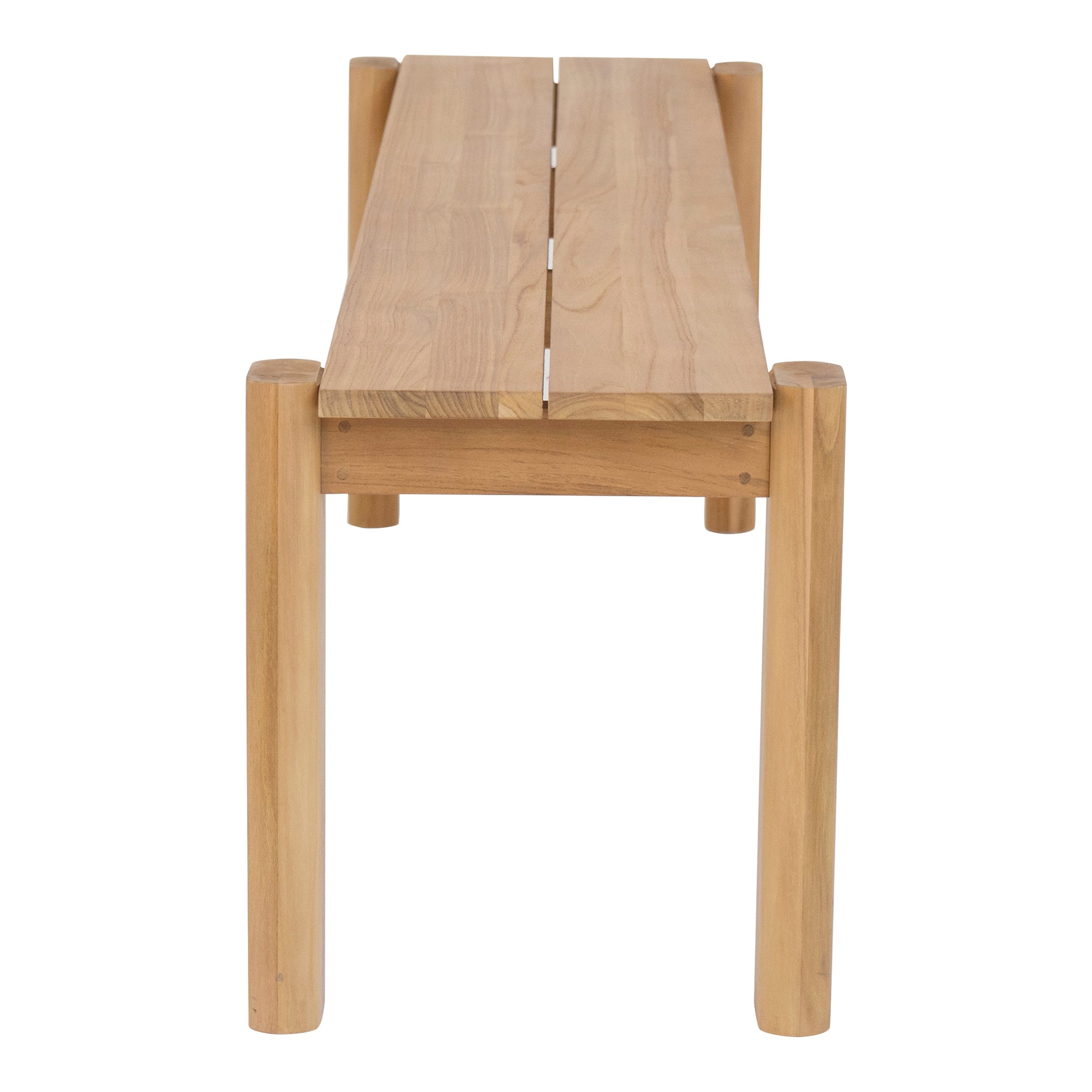 Tempo Outdoor Dining Bench Natural - Moes Home