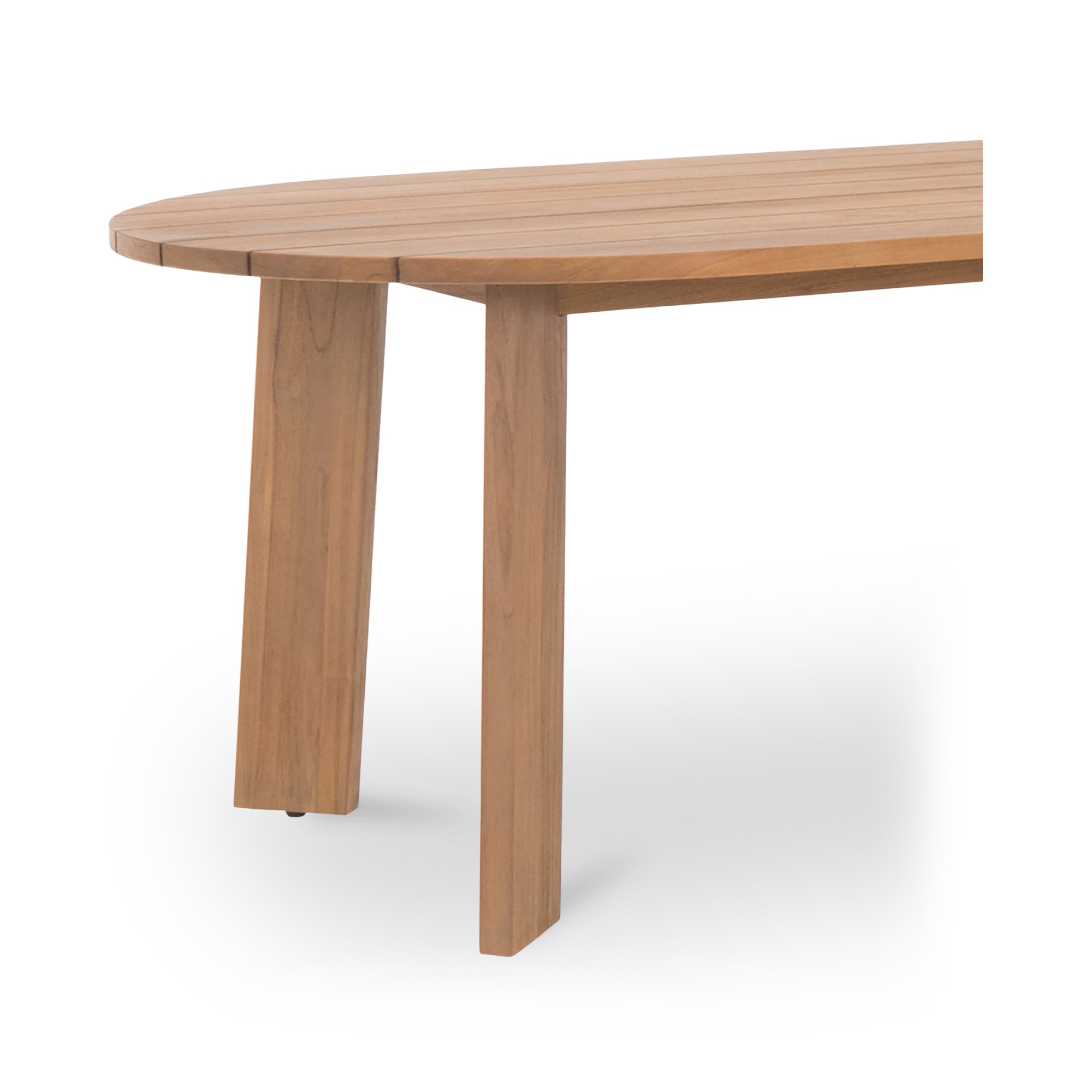 Delta Oval Outdoor Dining Table Black
