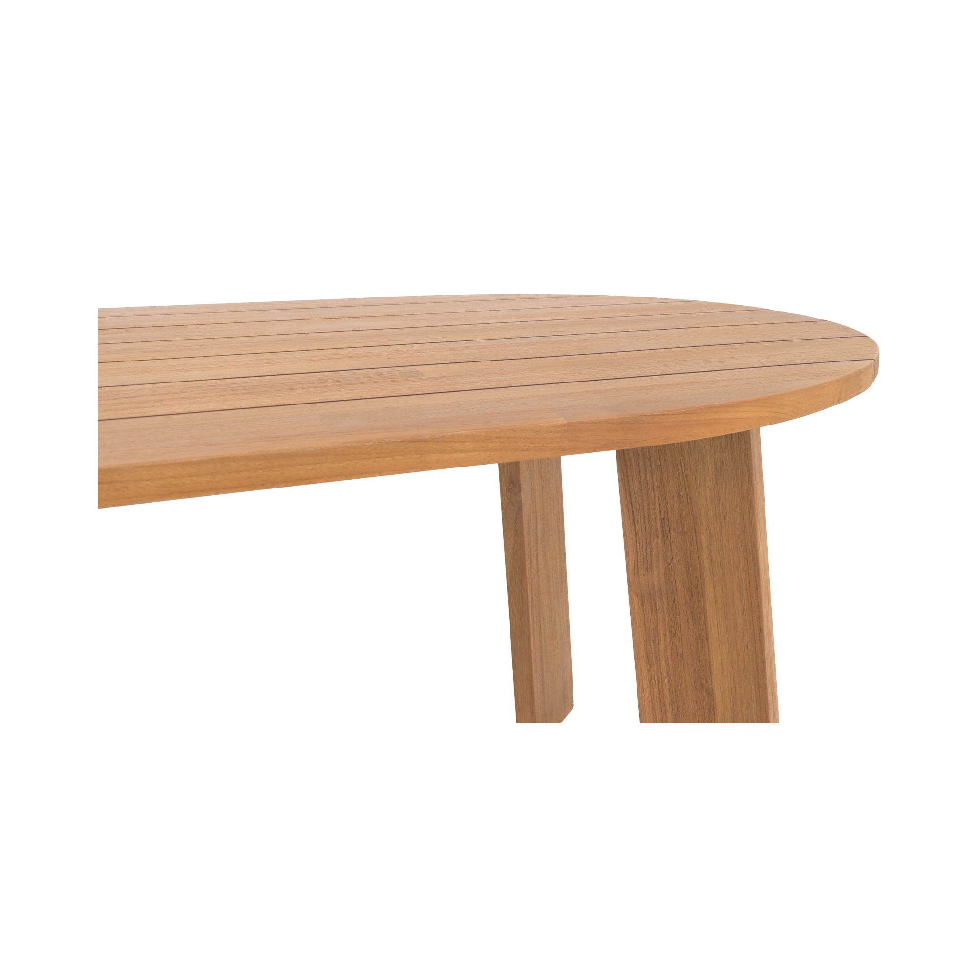 Delta Oval Outdoor Dining Table Black