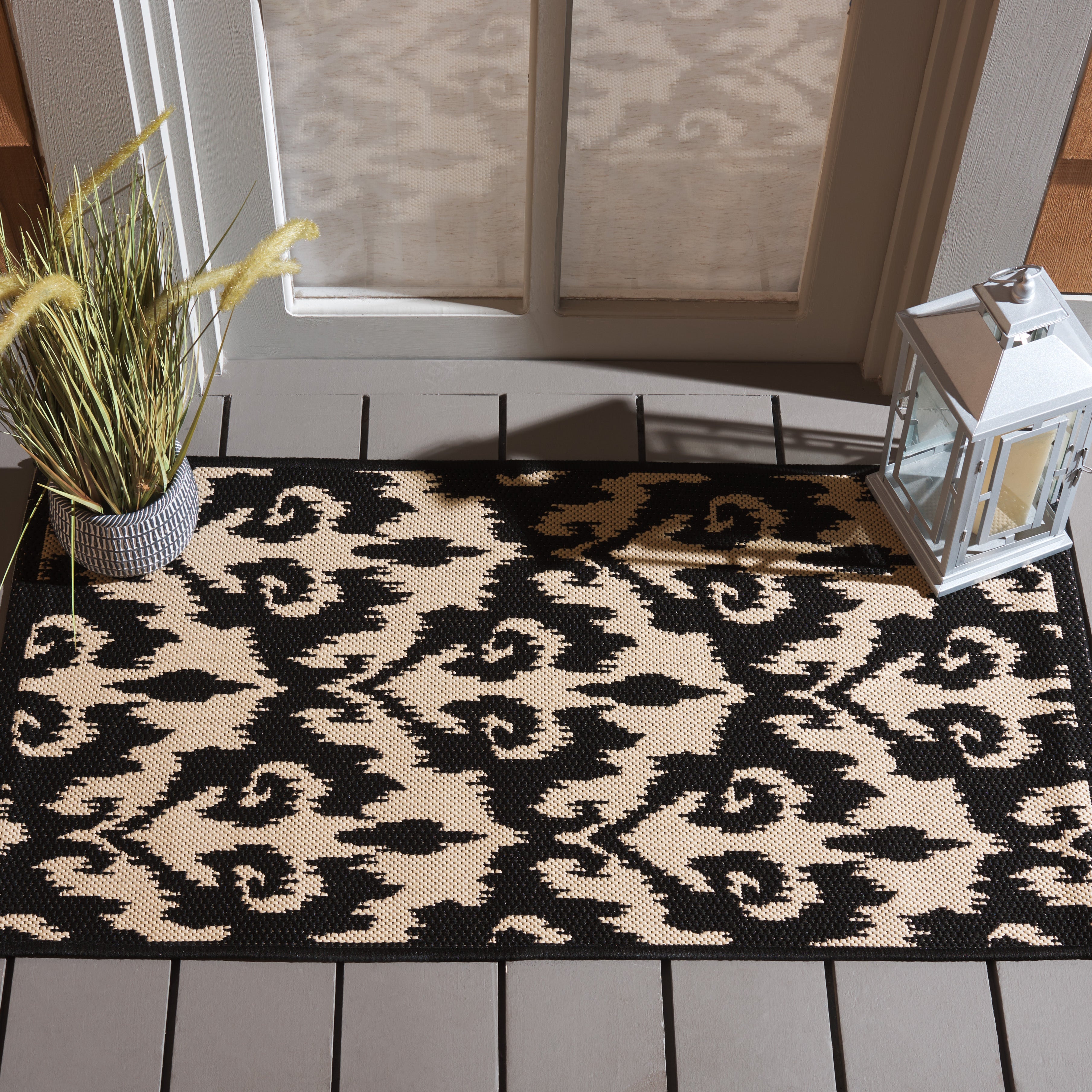 COURTYARD 6198-213 AQUA BEIGE