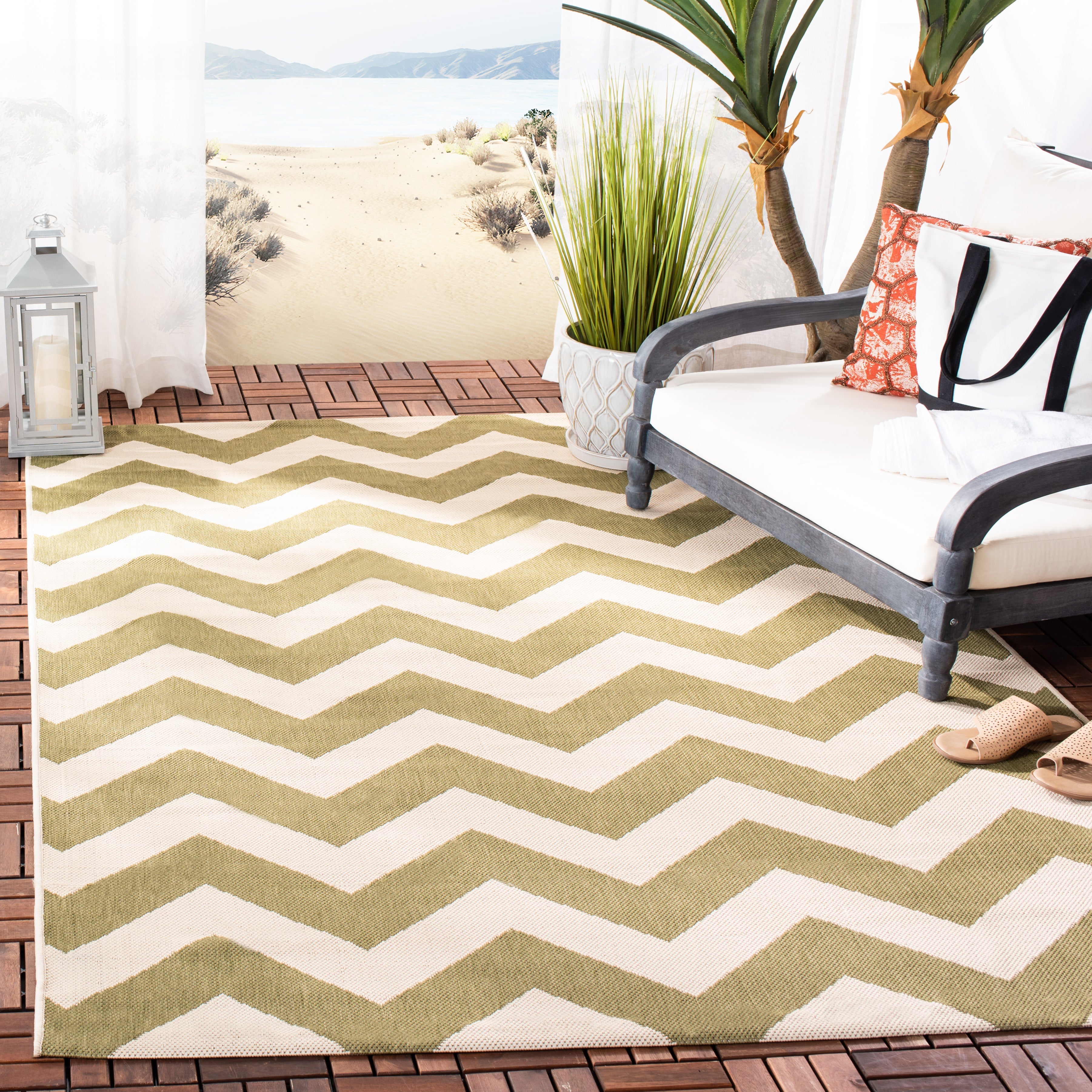 COURTYARD 6244-244 GREEN BEIGE