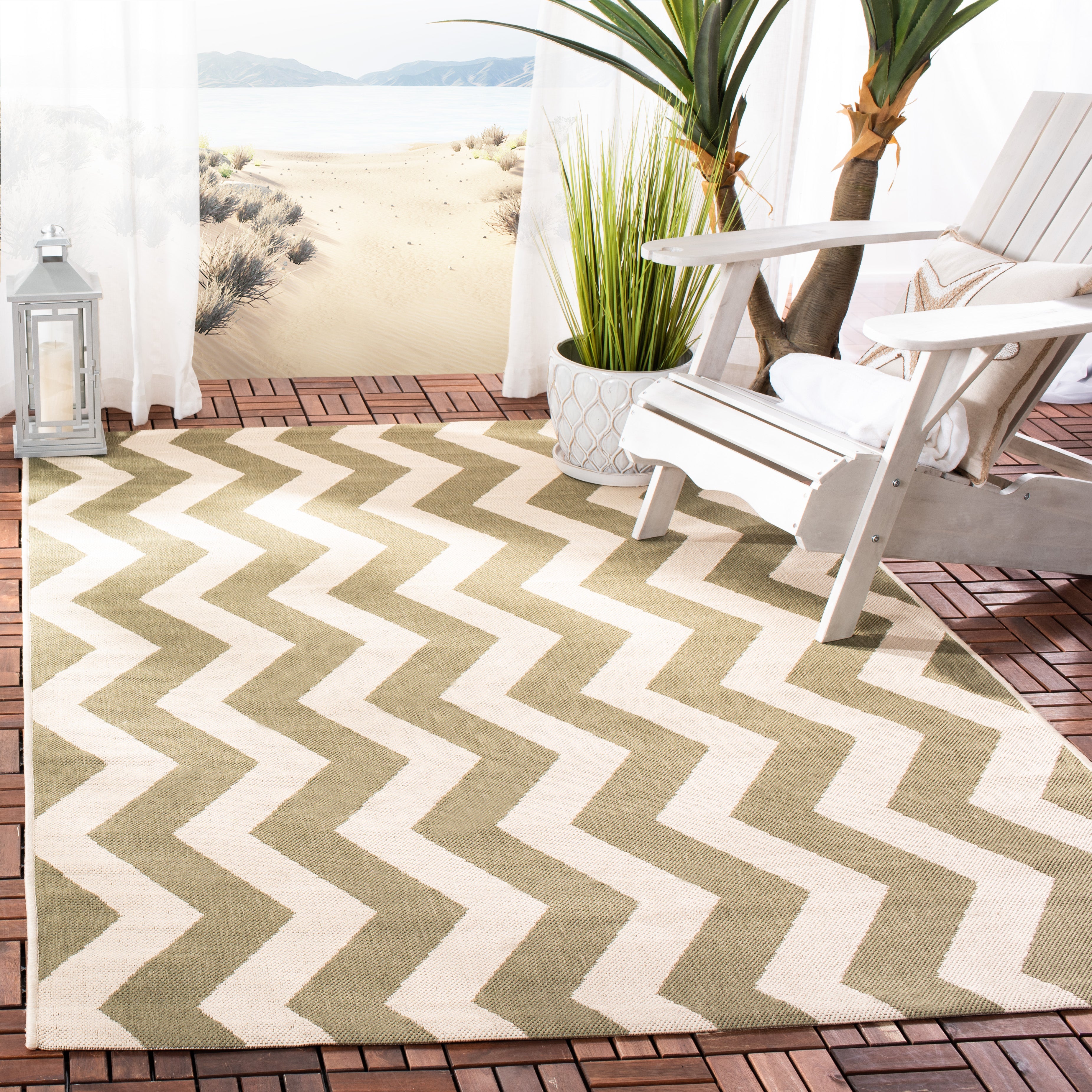 COURTYARD 6245-244 GREEN BEIGE