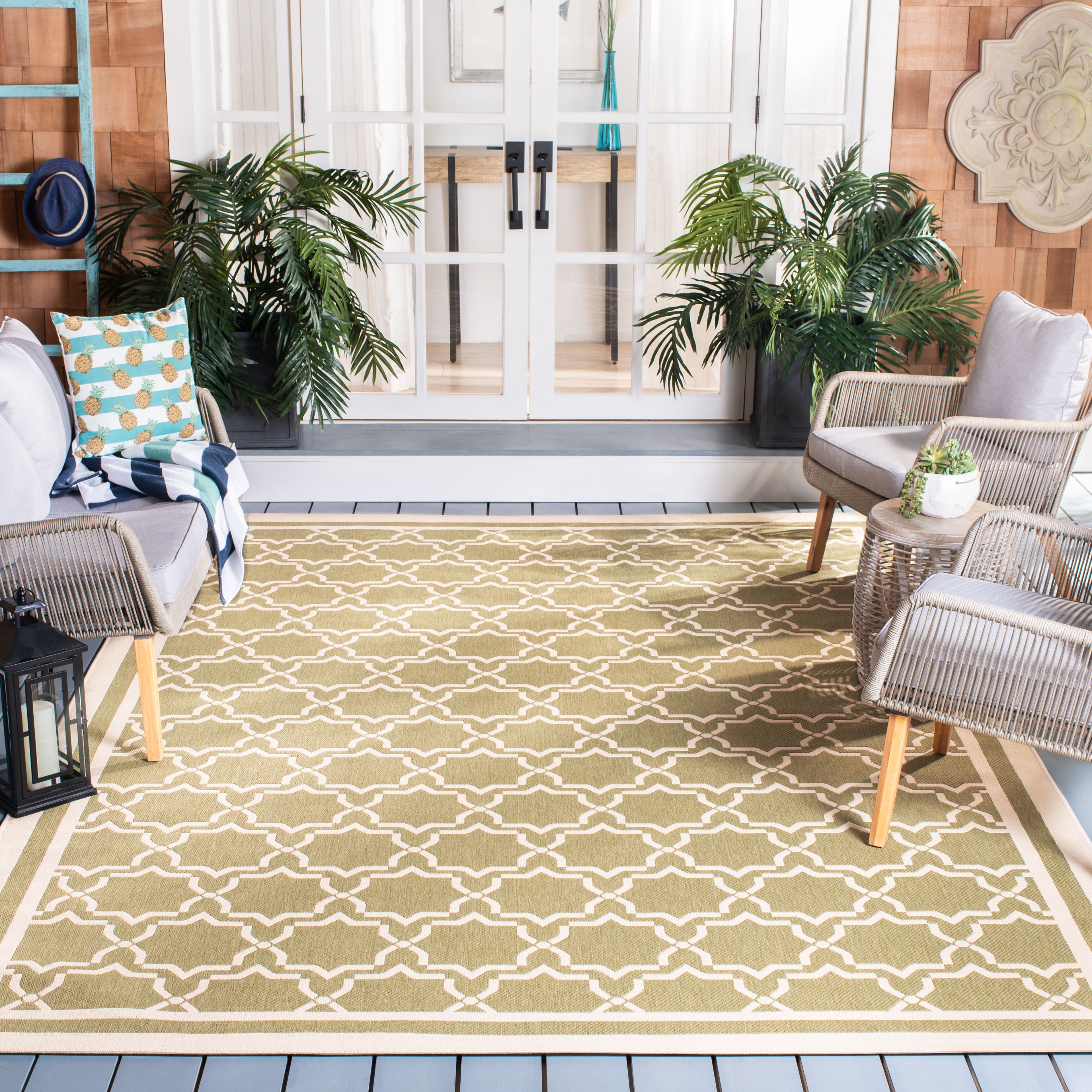 CY6916 COURTYARD GREEN BEIGE